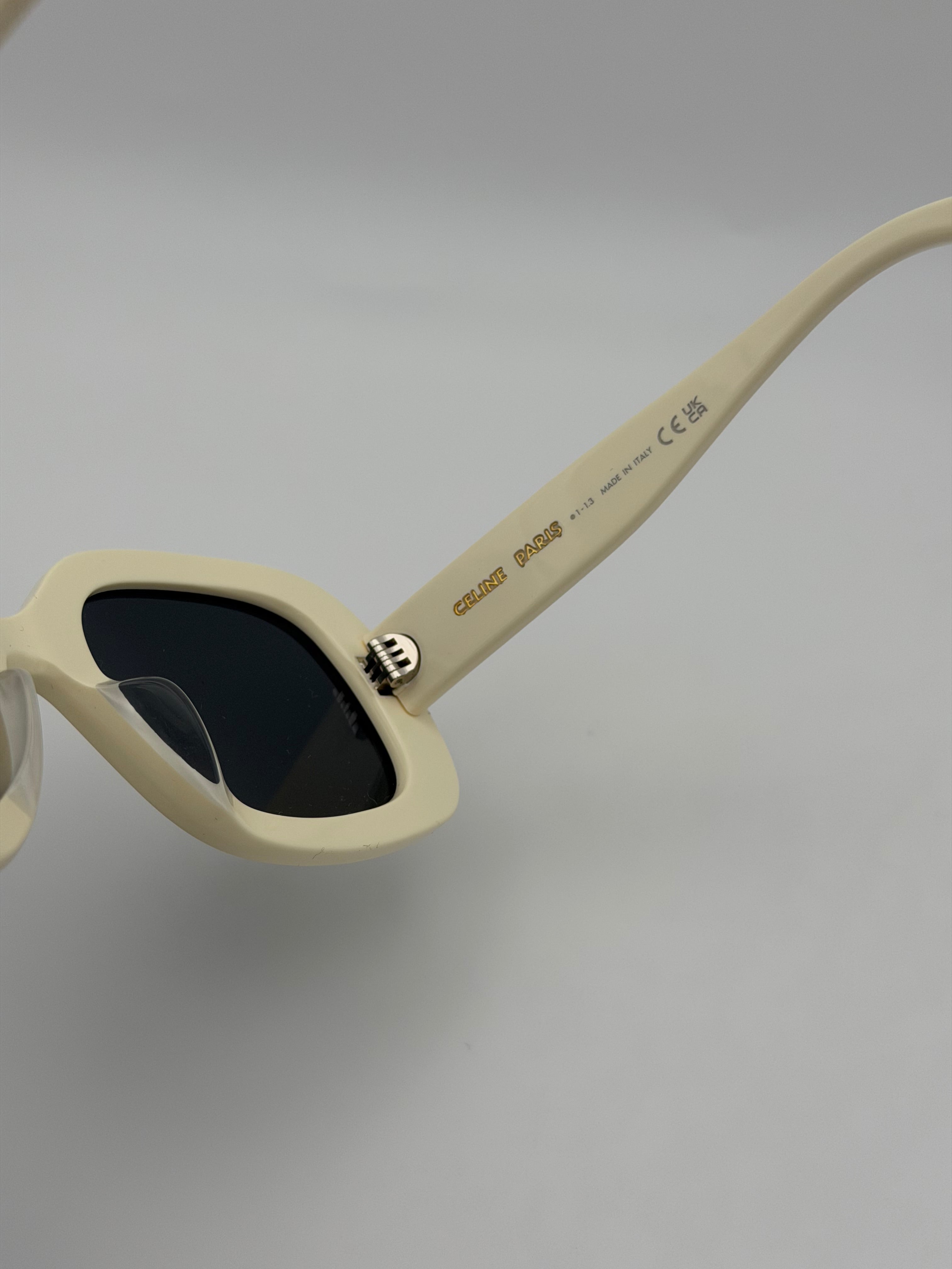 Celine Triomphe Sunglasses In White 100% authentic and preloved in excellent condition