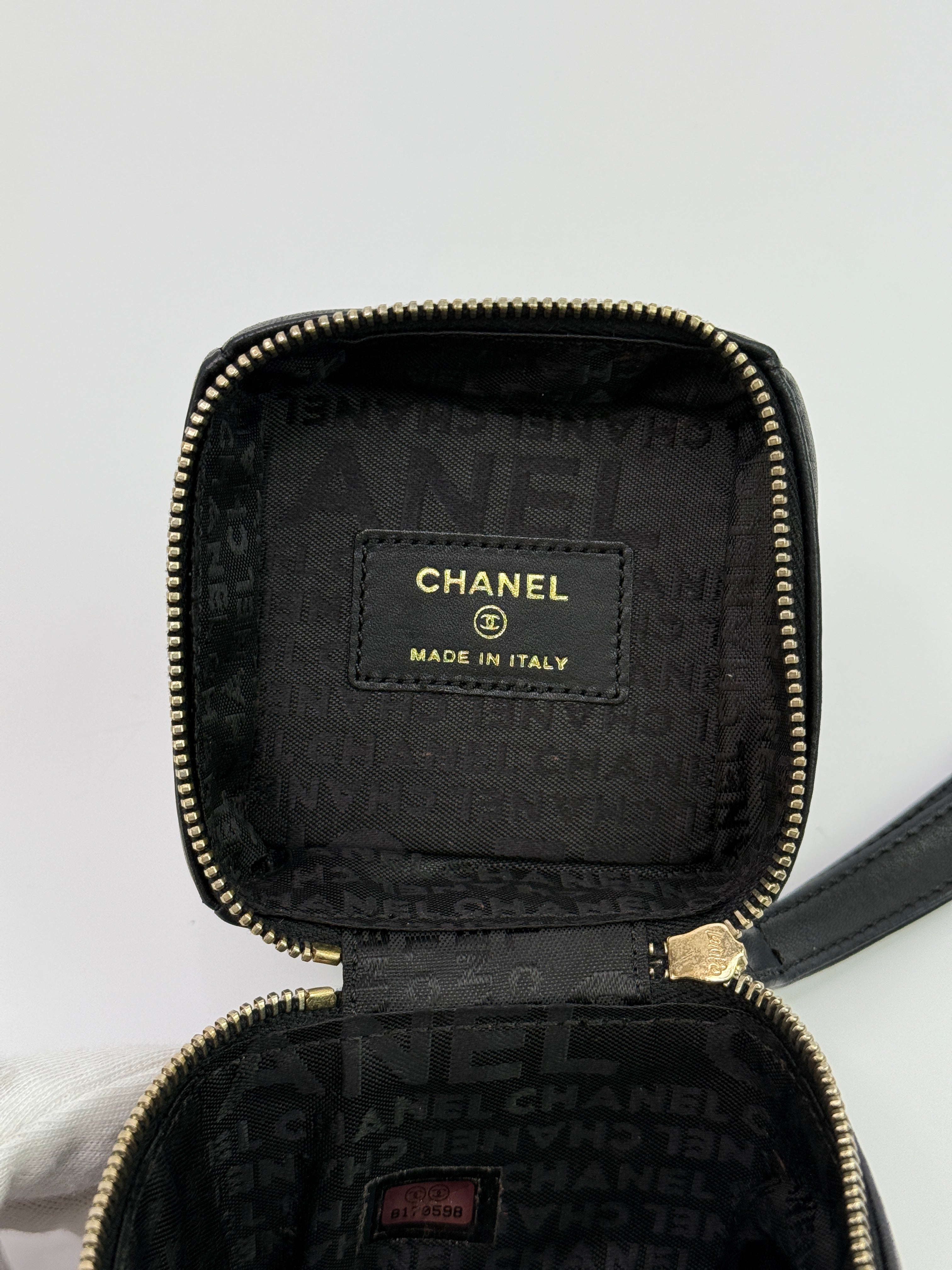 Chanel Micro Cube Wristlet Bag
Pre Loved & Authentic