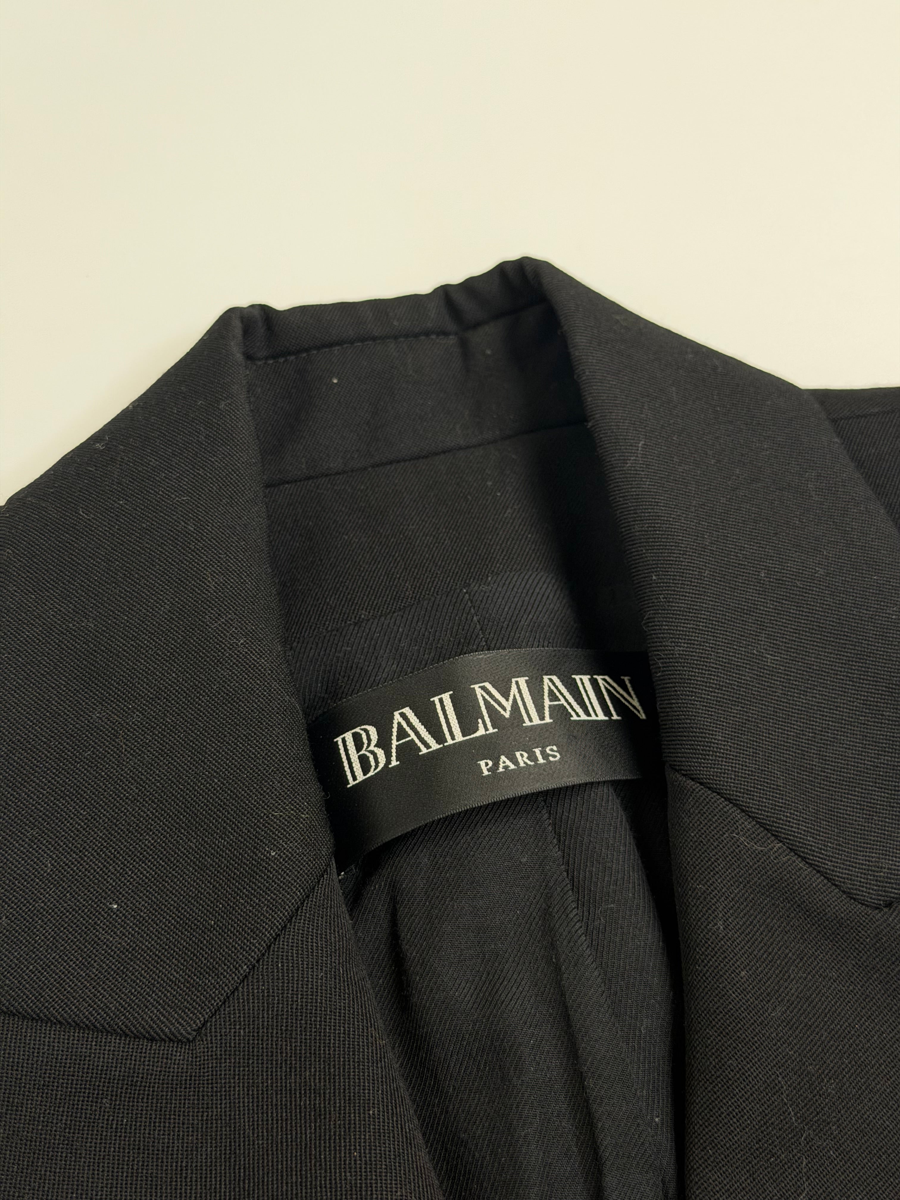Balmain Black Blazer (Size36/UK8)