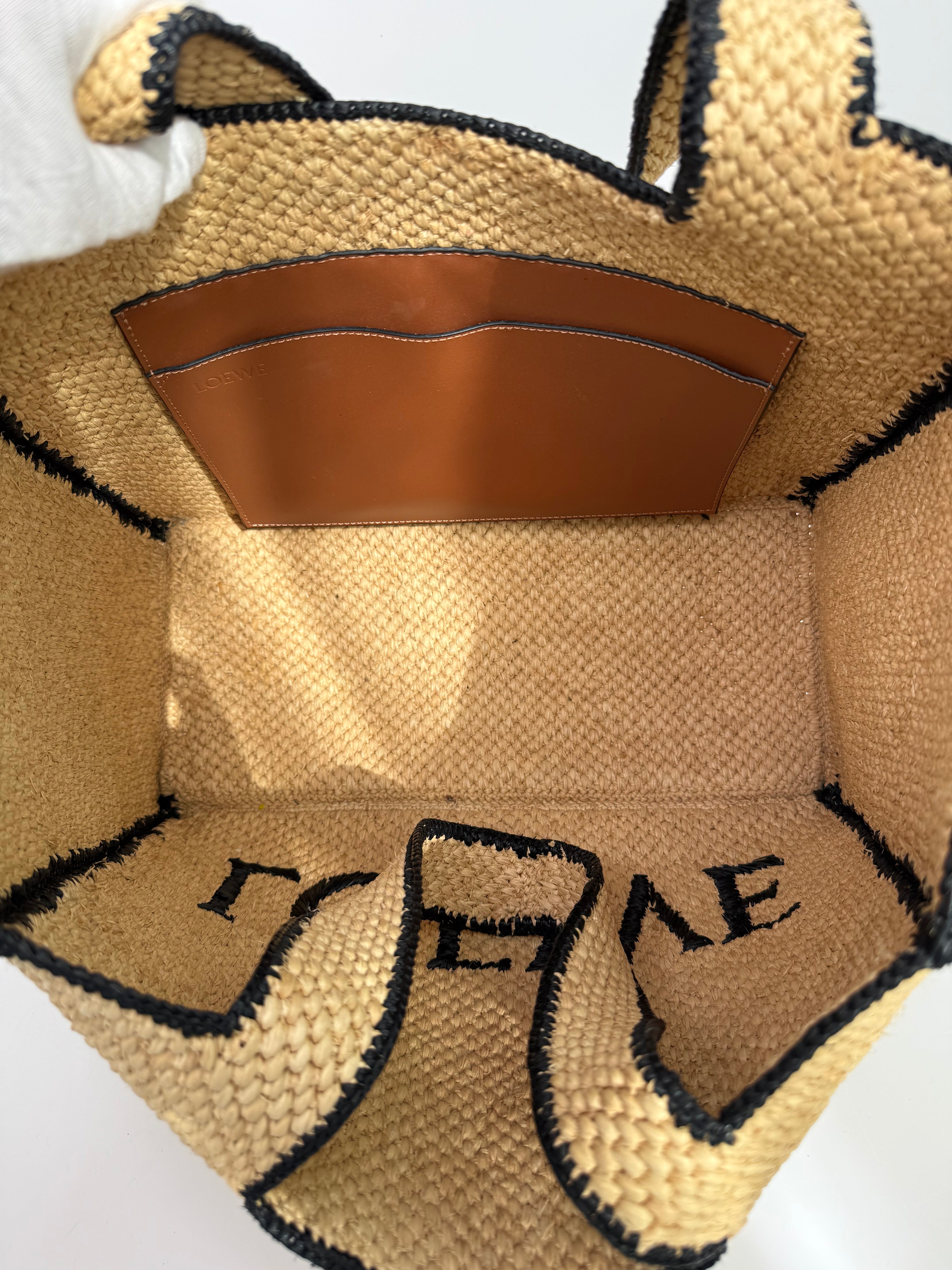 Loewe Paula's Ibiza Large Raffia Shopper