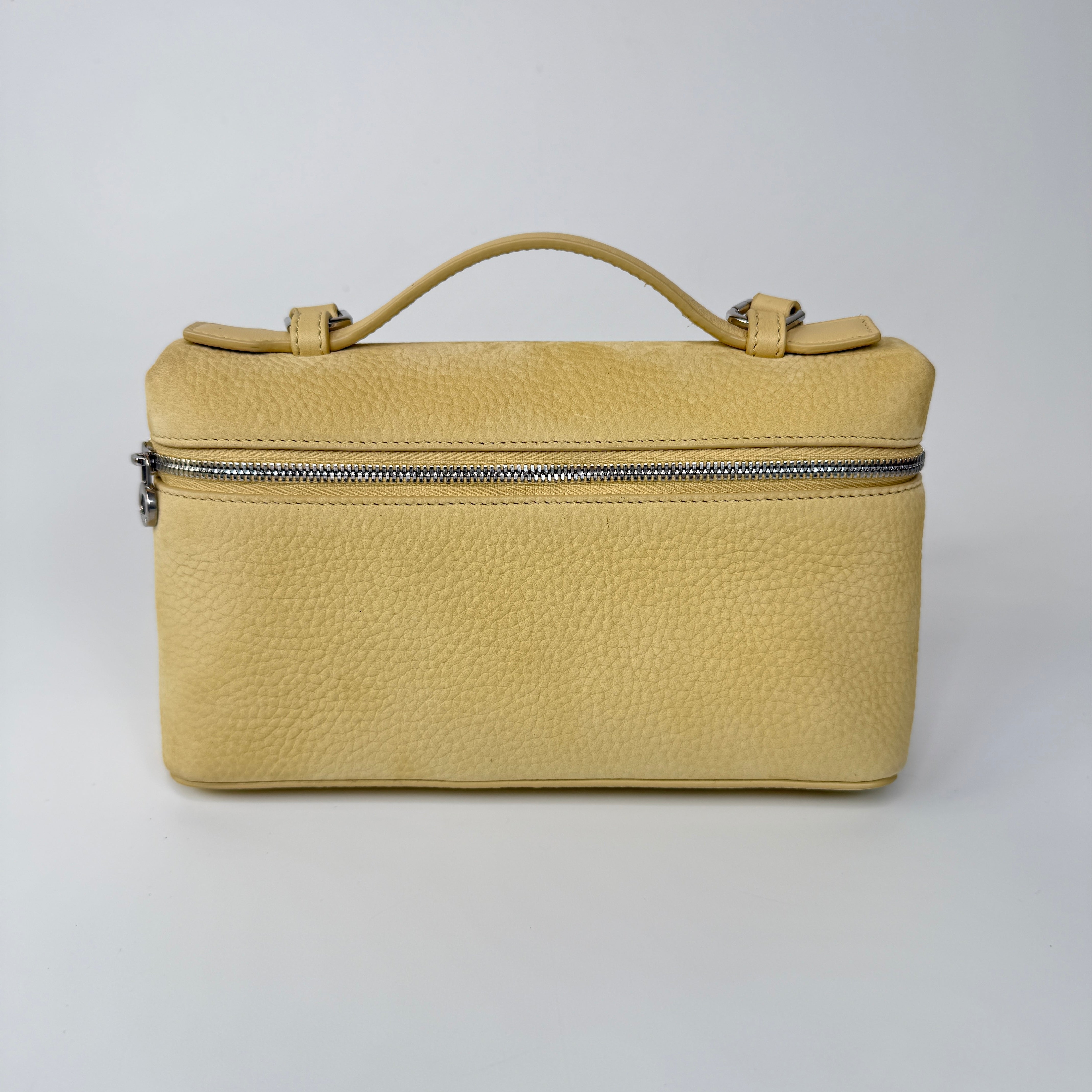 Loro Piana Extra Pocket L19 Bag In Chantilly Cream With silver hardware, Authentic and preloved. Very good condition. 100% Authenticity guarantee