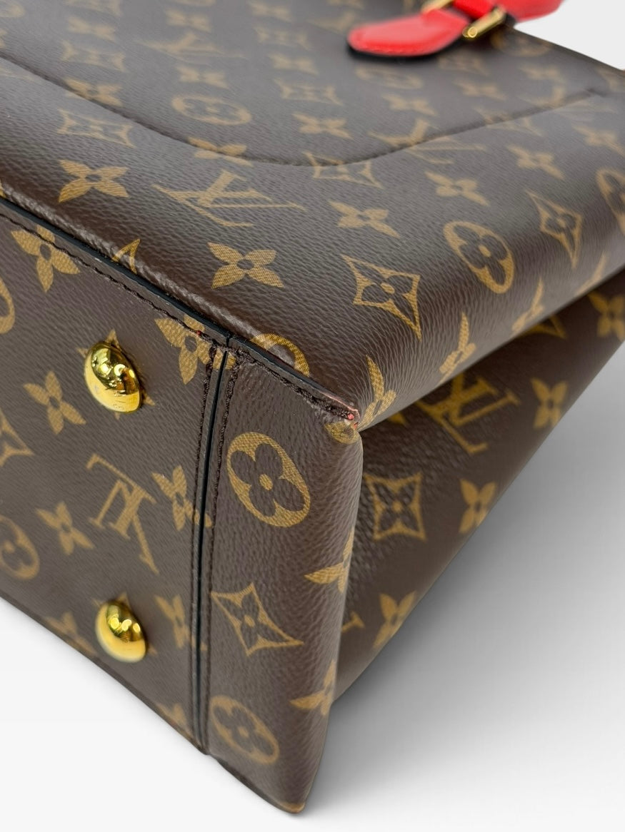 Louis Vuitton Flower Tote In Monogram Canvas With Gold Hardware 100% authentic and preloved in excellent condition