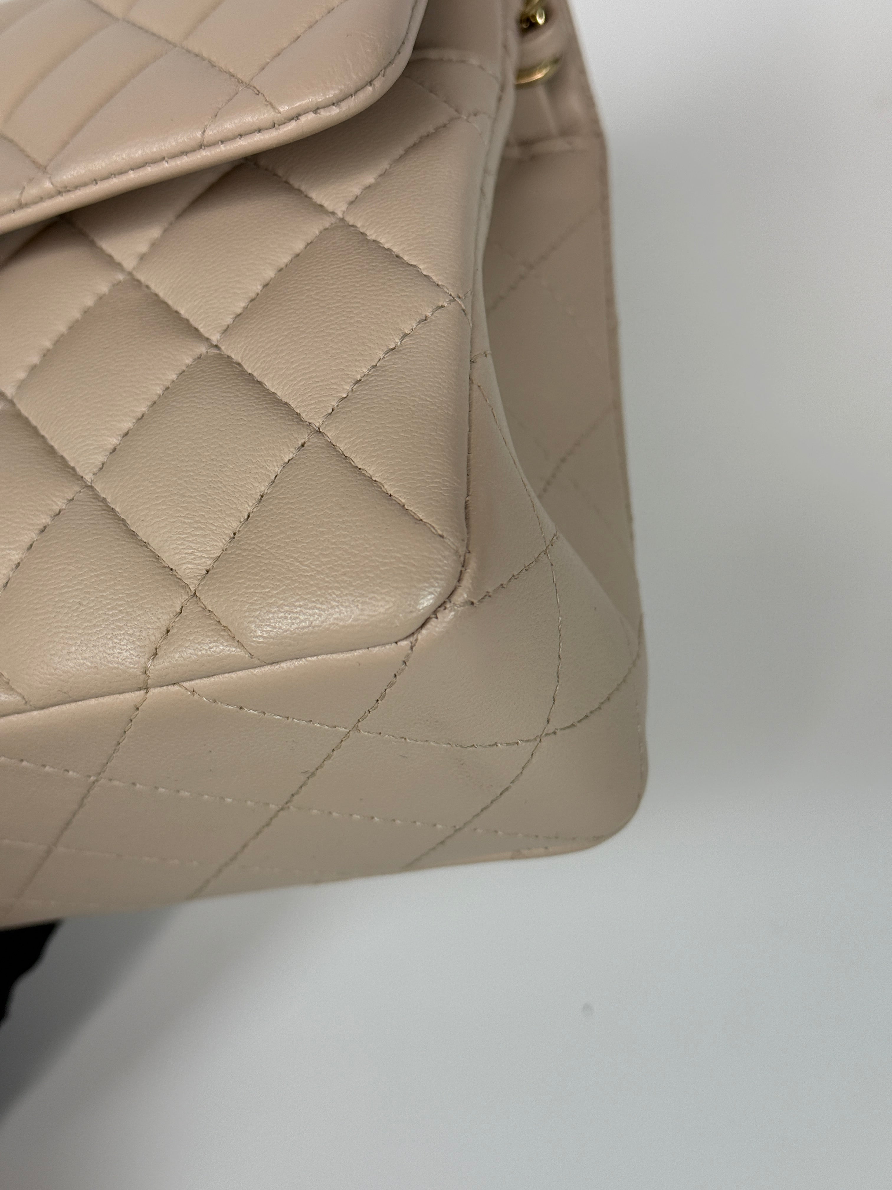 Chanel Chanel Small Classic Double Flap In Mauve Lambskin Leather With PGHW excellent condition, verified by Luxe Cheshire. International, fast and fully insured delivery. Trusted designer resale.