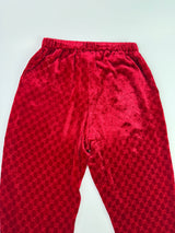 Gucci GG Devoré-velvet shirt and Trouser Set (Size 44/UK12)