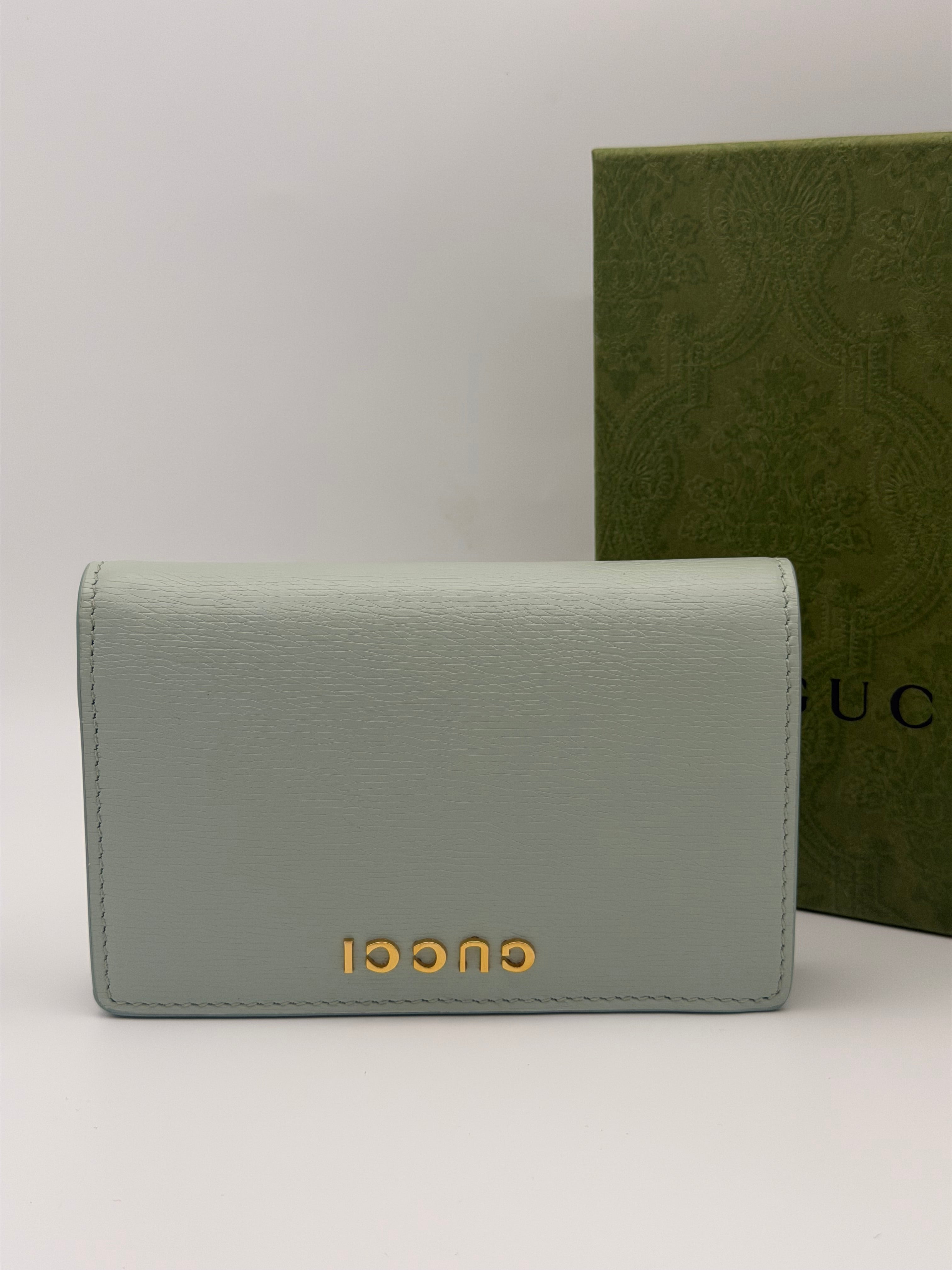 Gucci GG Embossed Wallet In Grey Leather With Gold Hardware. Authentic and preloved in excellent condition. Insured next day delivery. Verified by Luxe Cheshire.