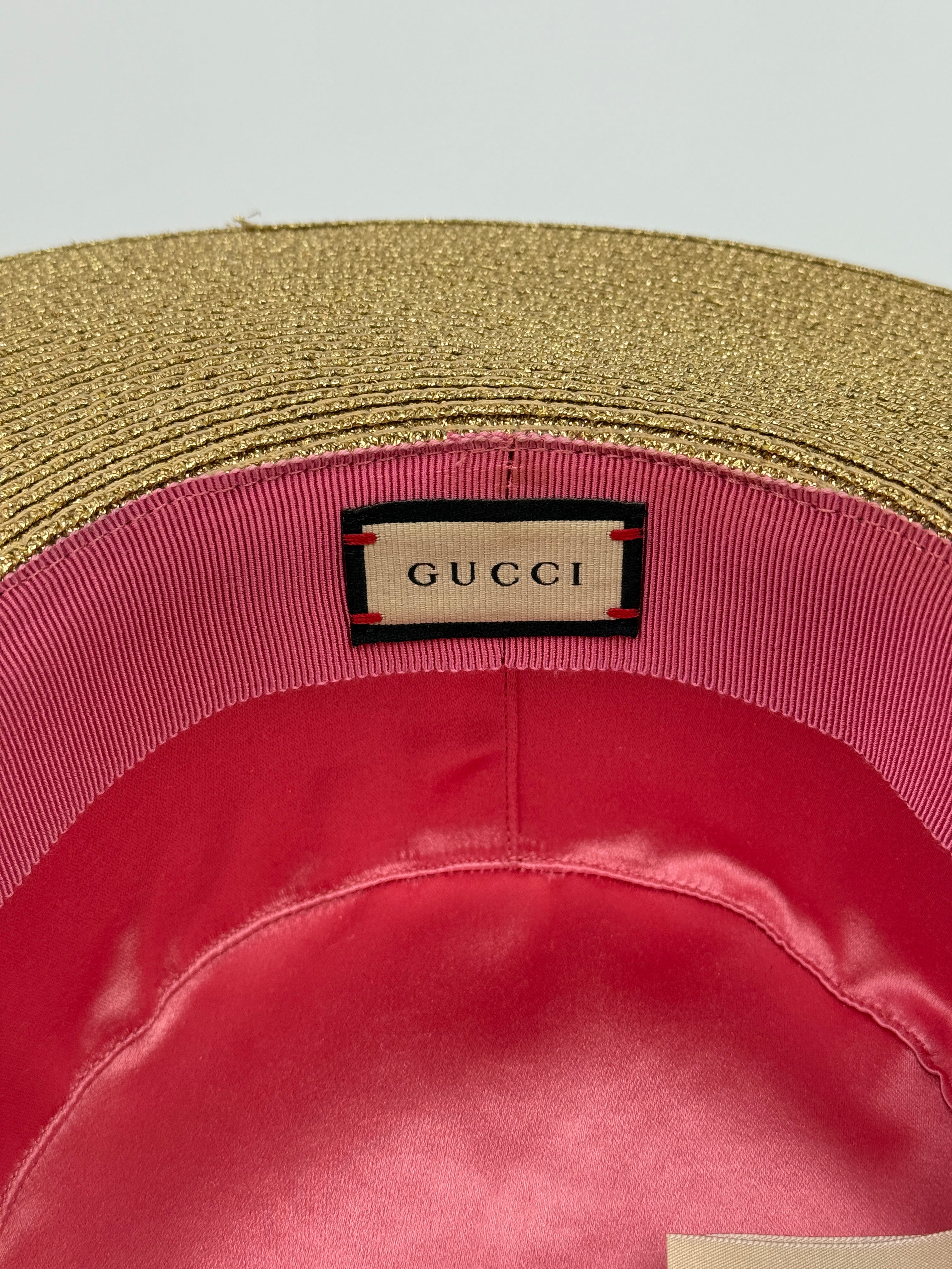 Gucci Lamé Papier Hat