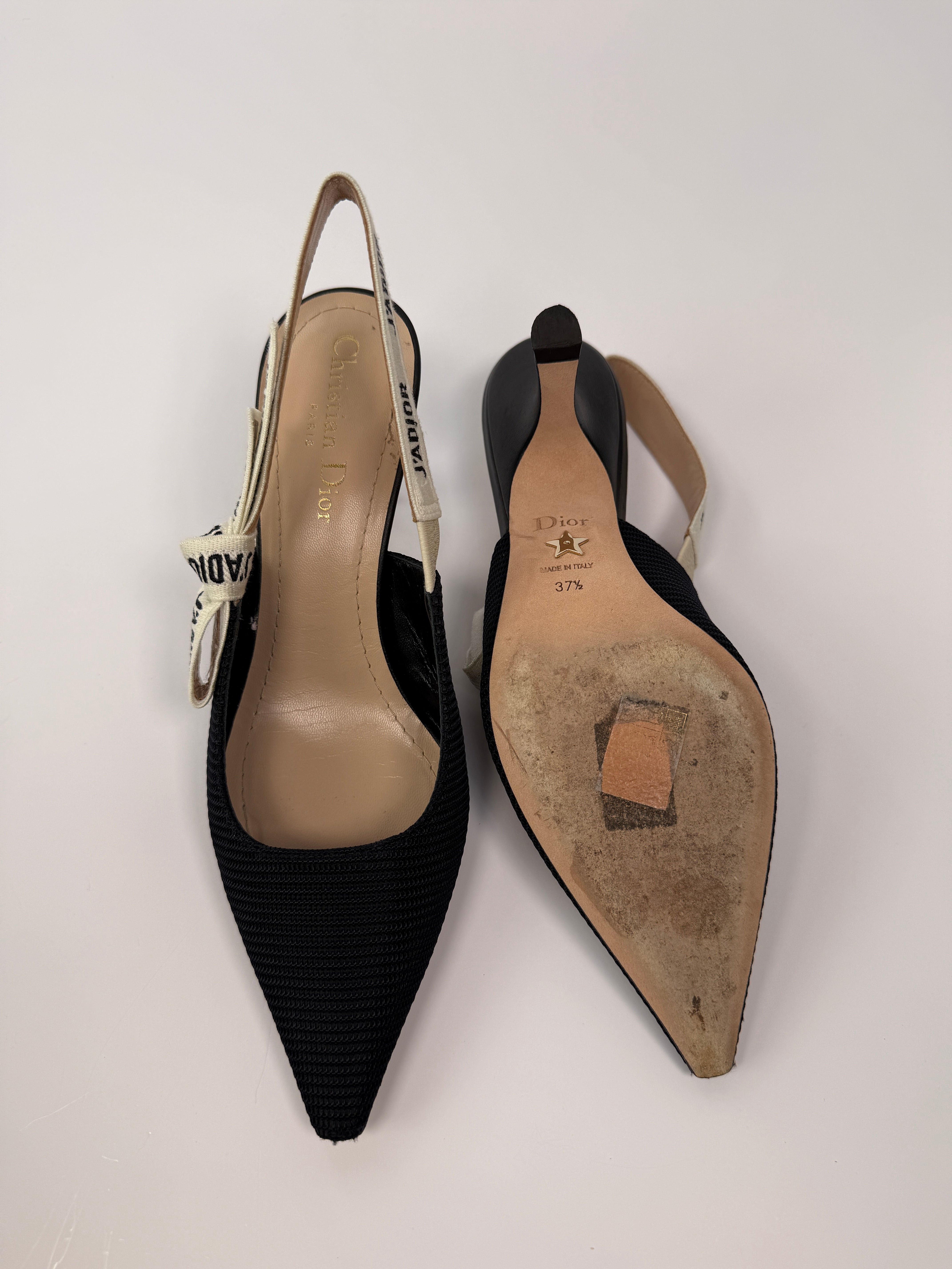 Christian Dior J'Adior Slingback Pumps (Size 37.5/UK4.5)