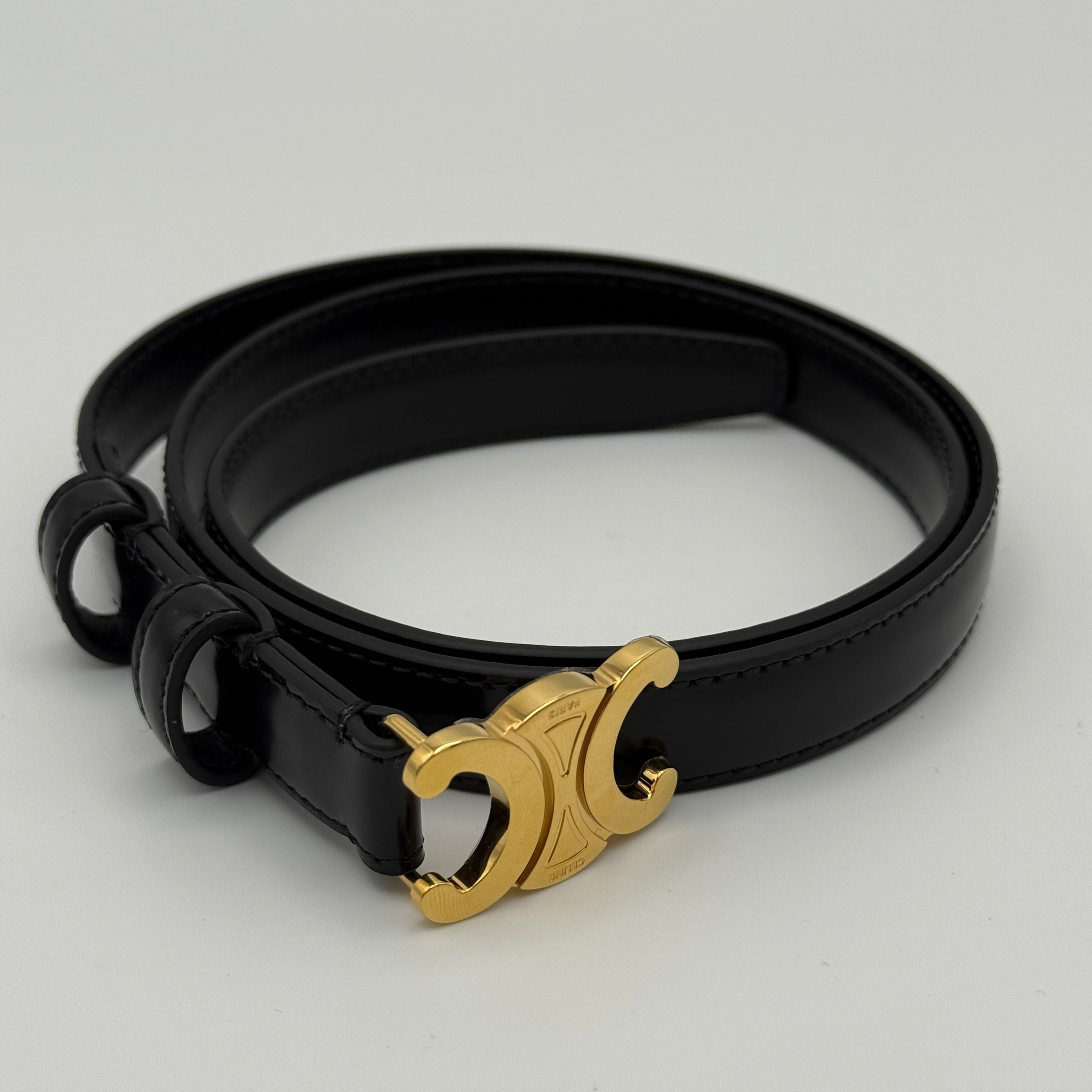 Celine Small Triomphe Belt (Size 75)
