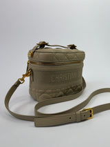 Christian Dior Cannage Lambskin Small Dior Vanity Case