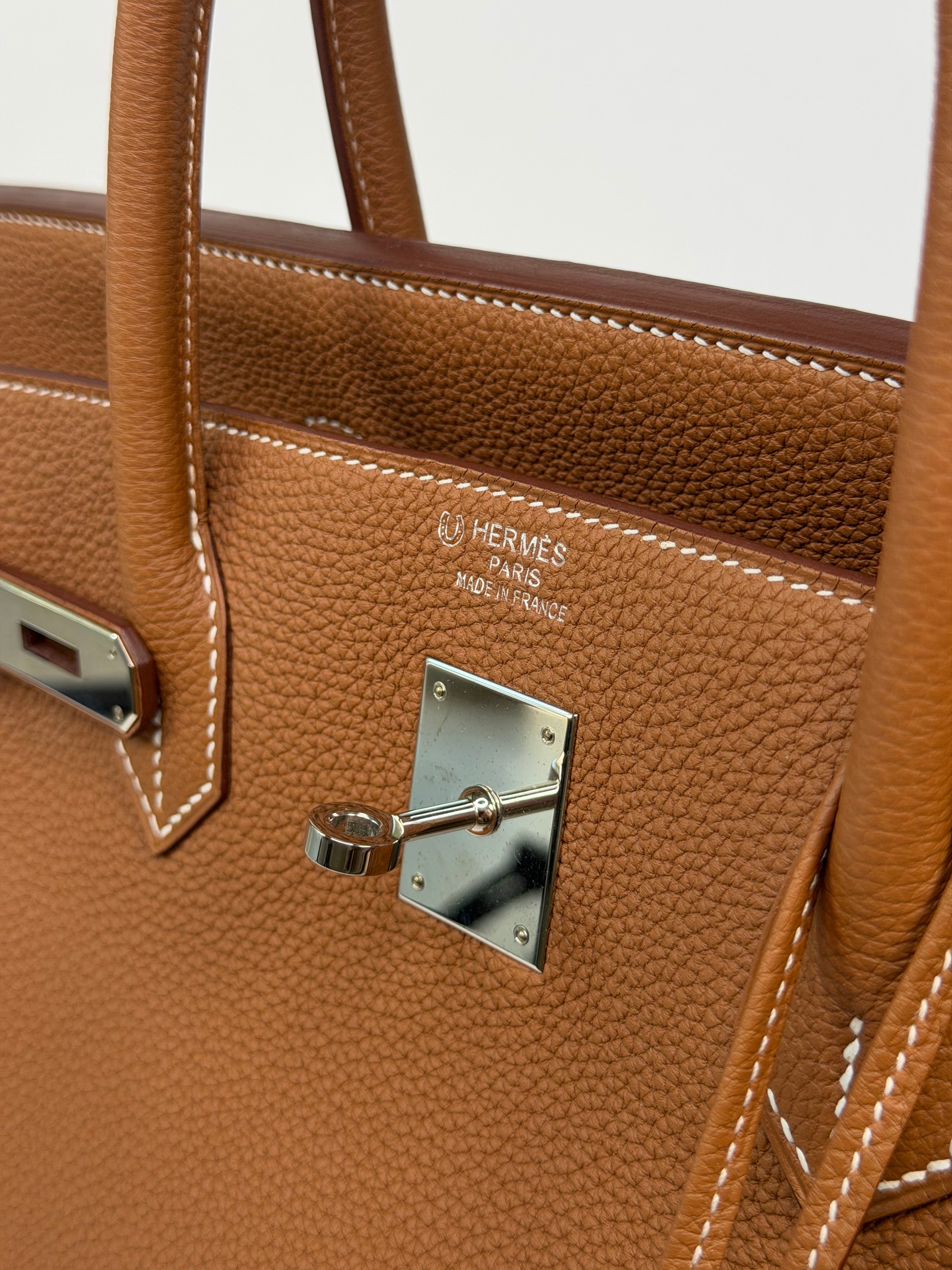 *Rare Find* Hermès Birkin 40 In Gold Togo Leather With Palladium Hardware. Authentic and preloved in excellent condition. 100% guarantee