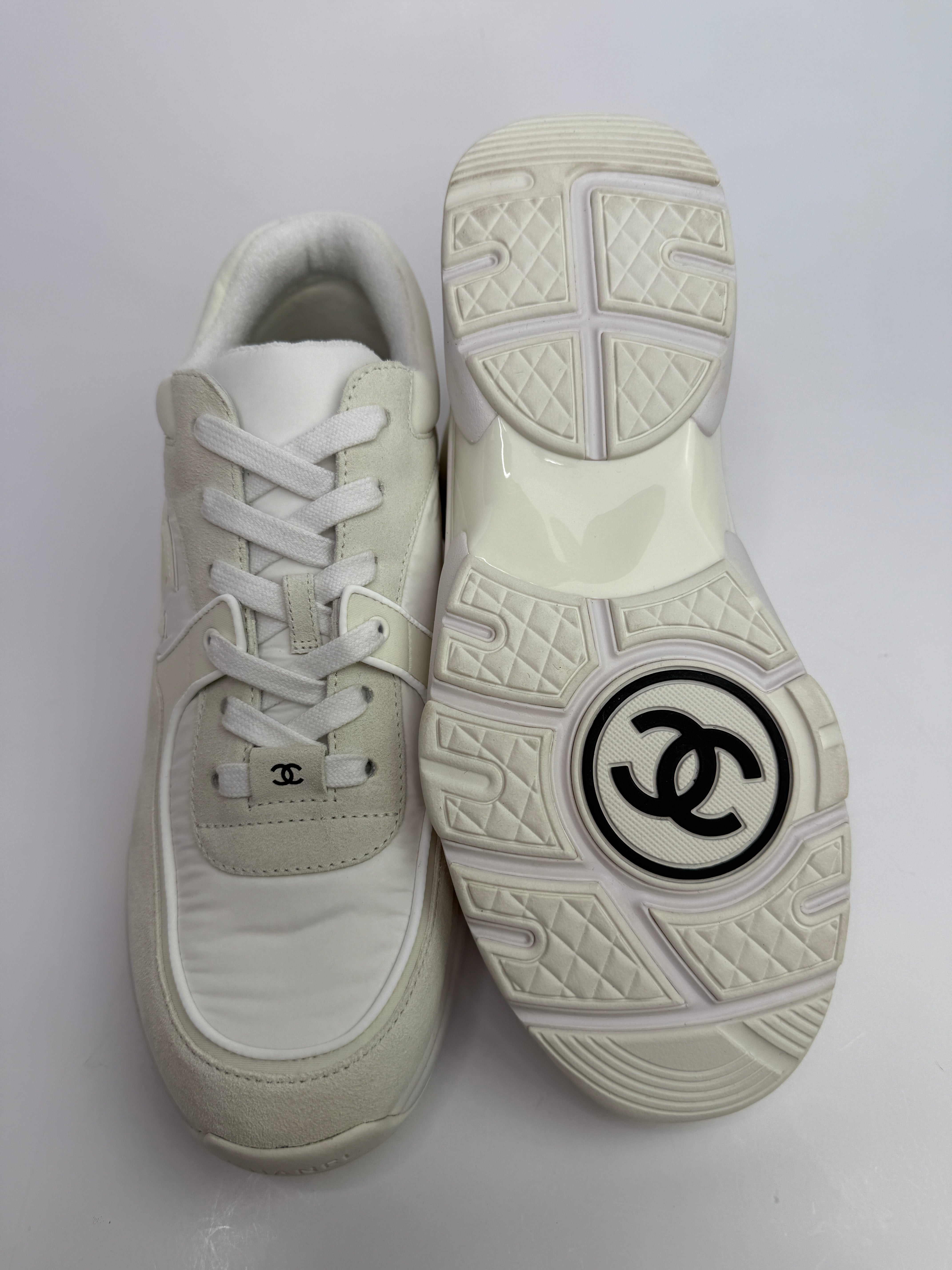 Chanel CC Logo Sneakers(Size 41/UK8)