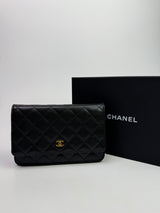 Chanel Wallet On Chain Black Caviar Leather With GHW