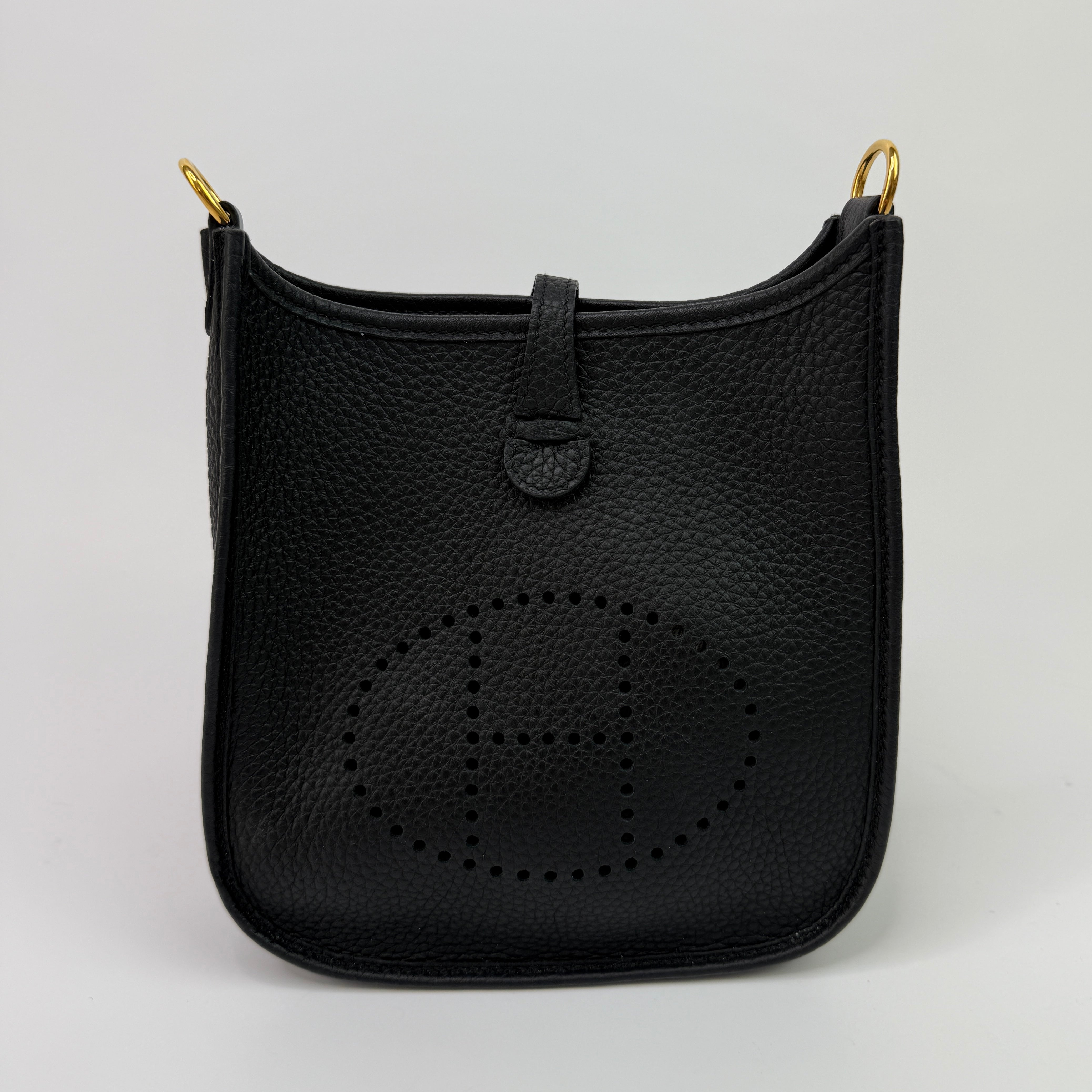 Hermès Evelyne TPM Black Clemence GHW