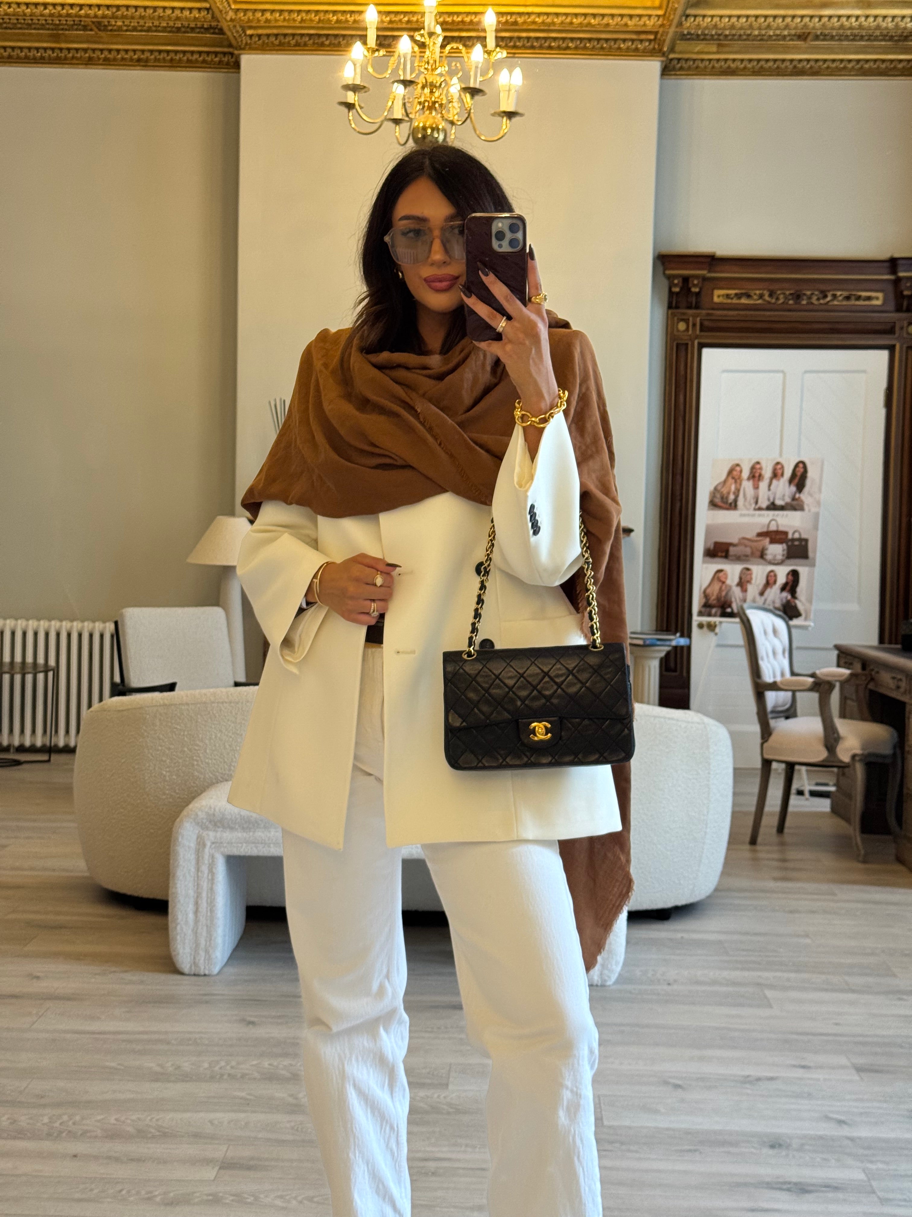 Chanel Vintage Medium Classic Double Flap Black Lambskin With 24k Gold Hardware
Pre Loved & Authentic