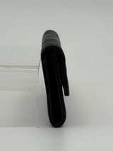 Chanel Classic Black Caviar Camelia Coin Wallet