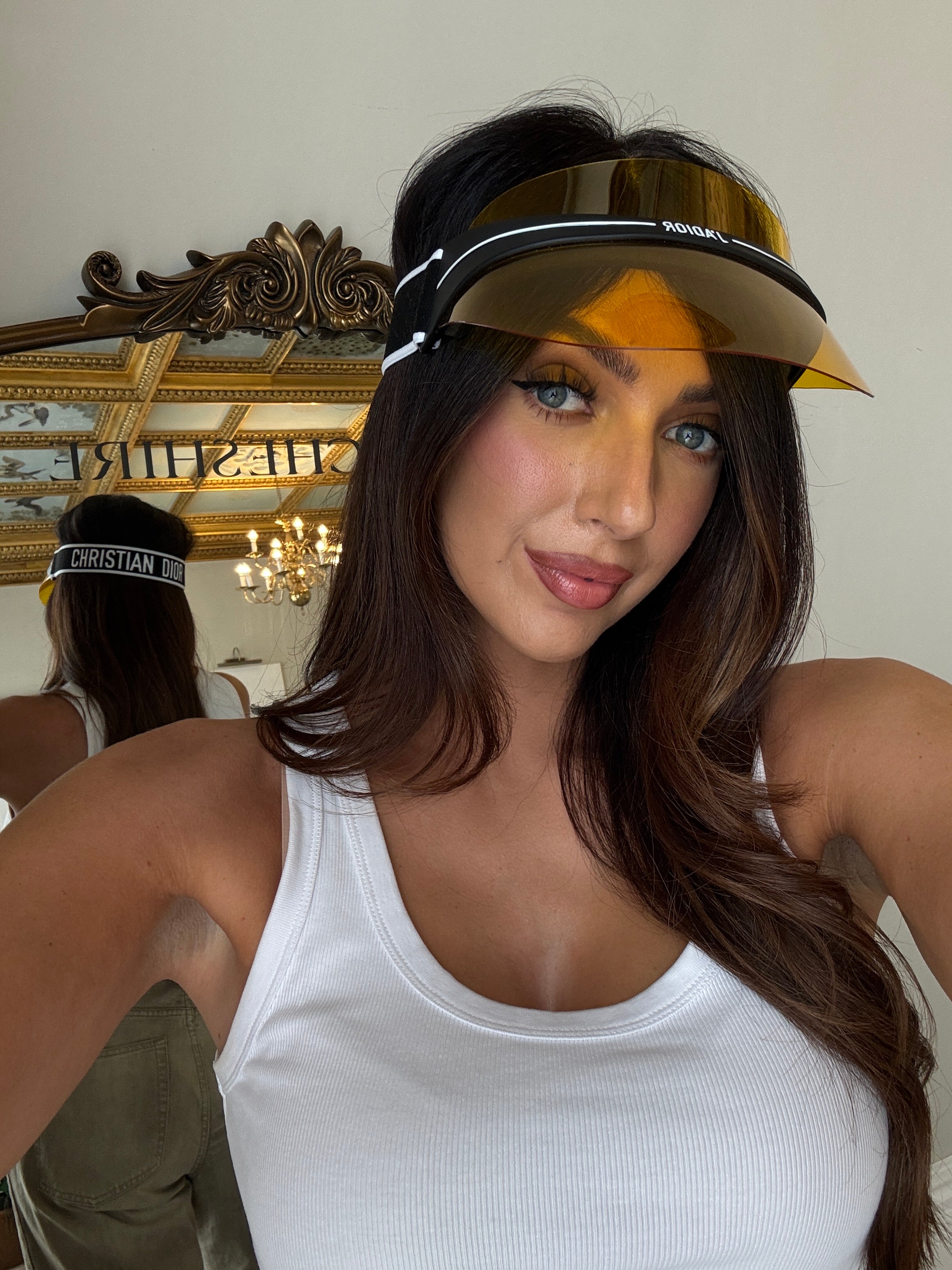 Christian Dior DIORIVIERA DIORCLUB 1 Visor Hat