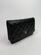 Chanel Wallet On Chain Black Caviar Leather With GHW