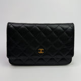 Chanel Wallet On Chain Black Caviar Leather With GHW