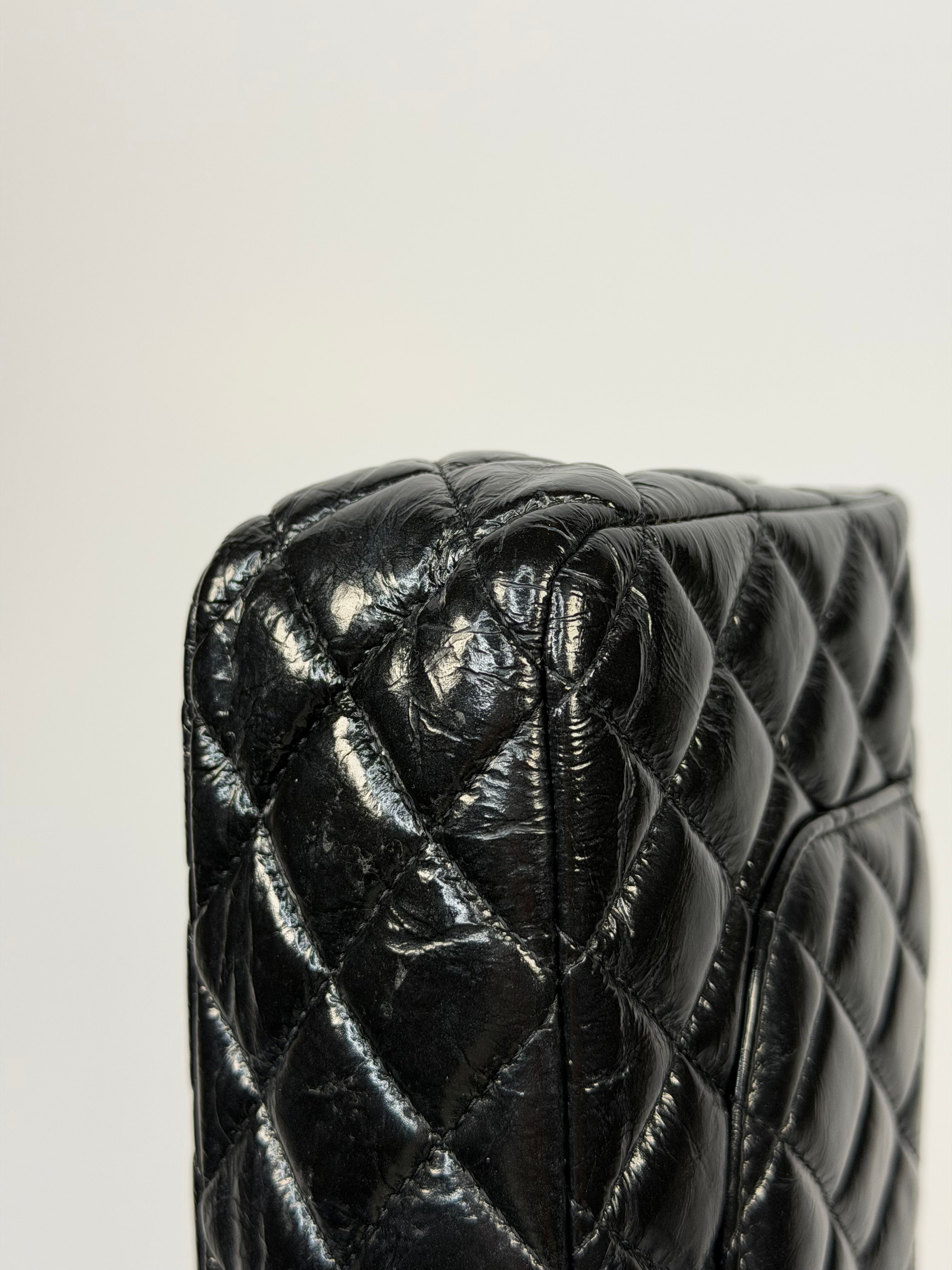 Chanel Medium So Black Calfskin Leather Classic Double Flap In Very Good Condition. Authentic and preloved. 100% Authenticity Guarantee.