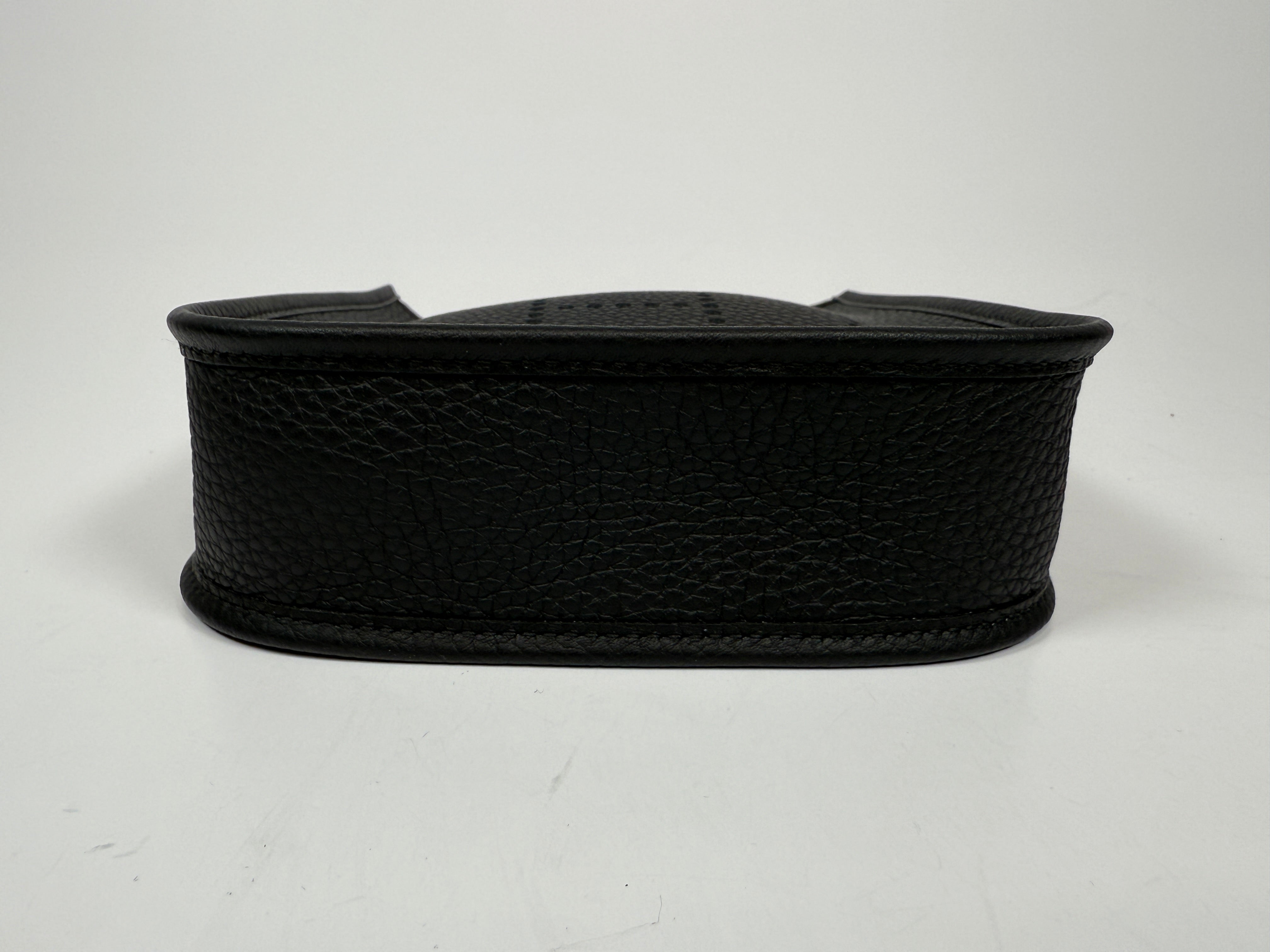 Hermès Evelyne TPM Black Clemence Leather Gold Hardware Authentic and Preloved In New and Unused condition.