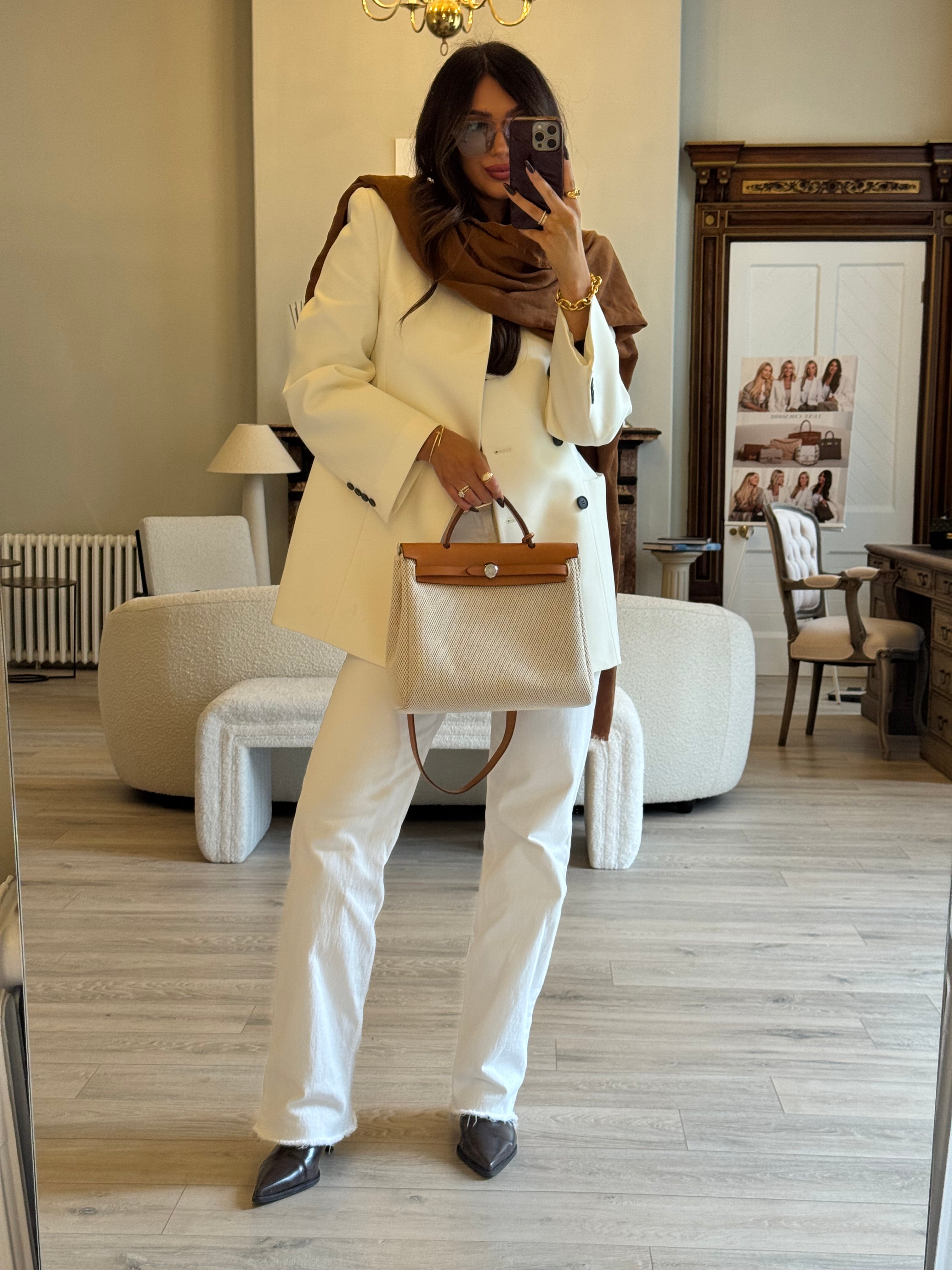 Authentic Pre Loved Hermès Herbag 31 Zip Bag Excellent Condition