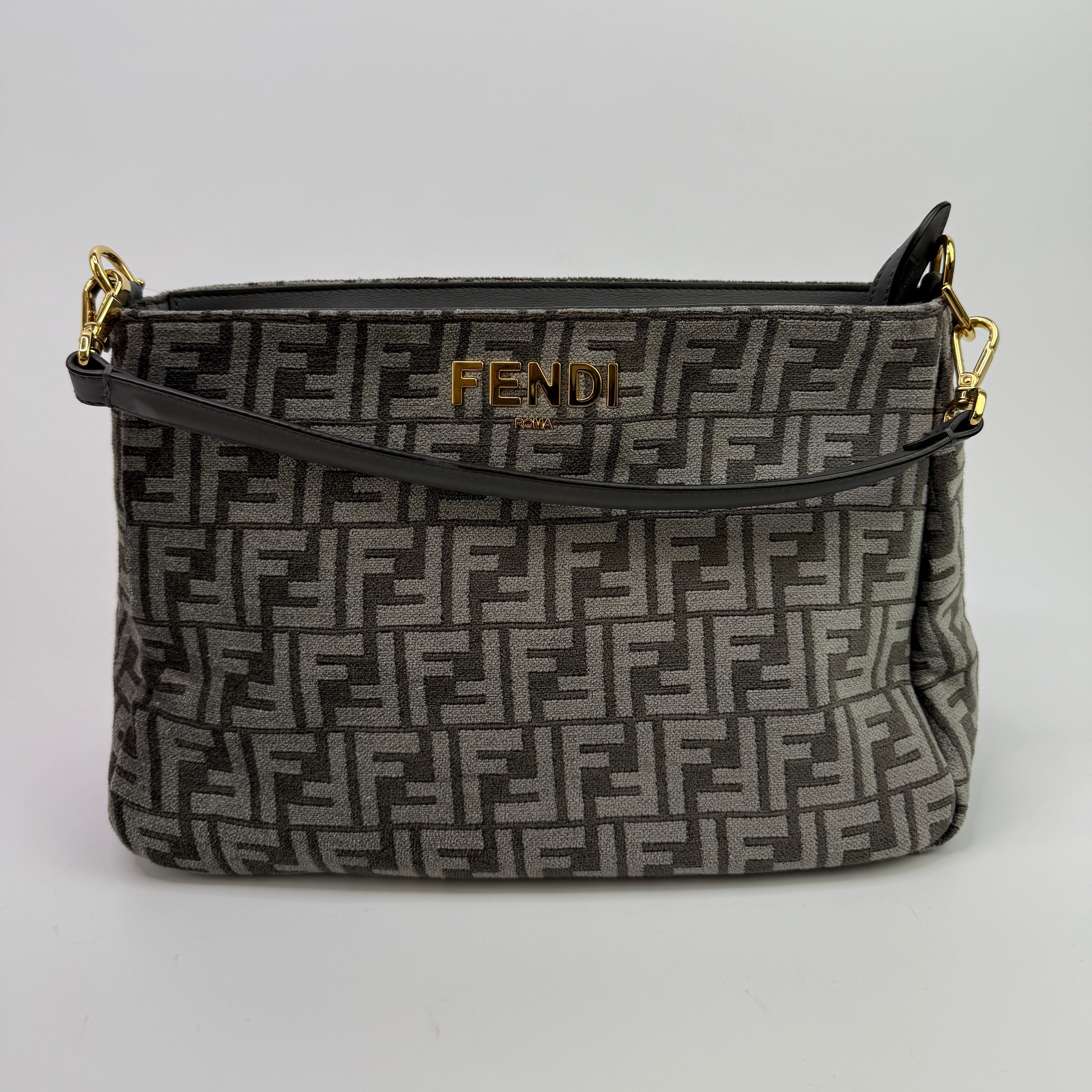 Fendi FF 909 O' Lock Shoulder Bag