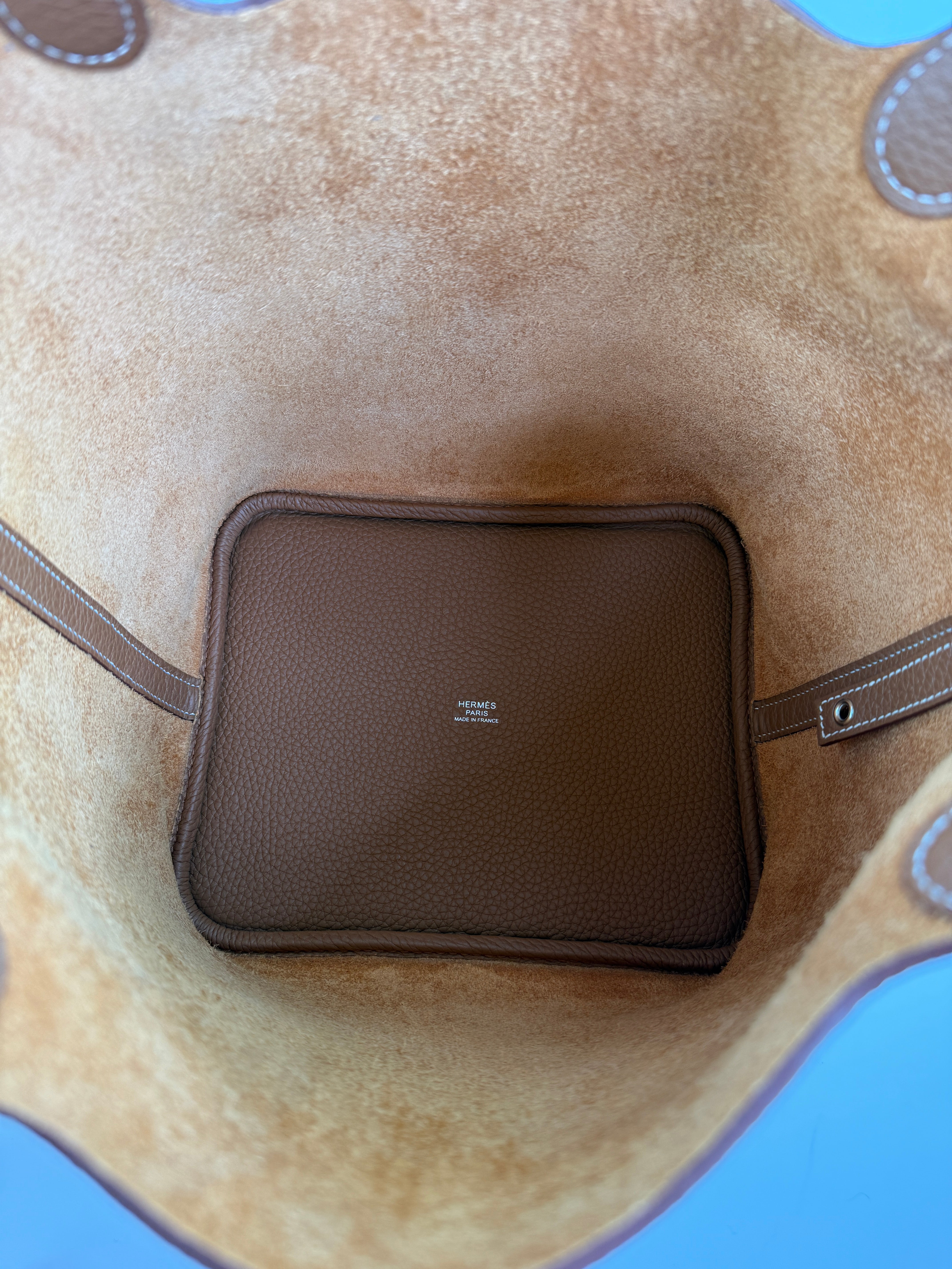 Hermès Picotin 22 In Gold Clemence Leather With PHW