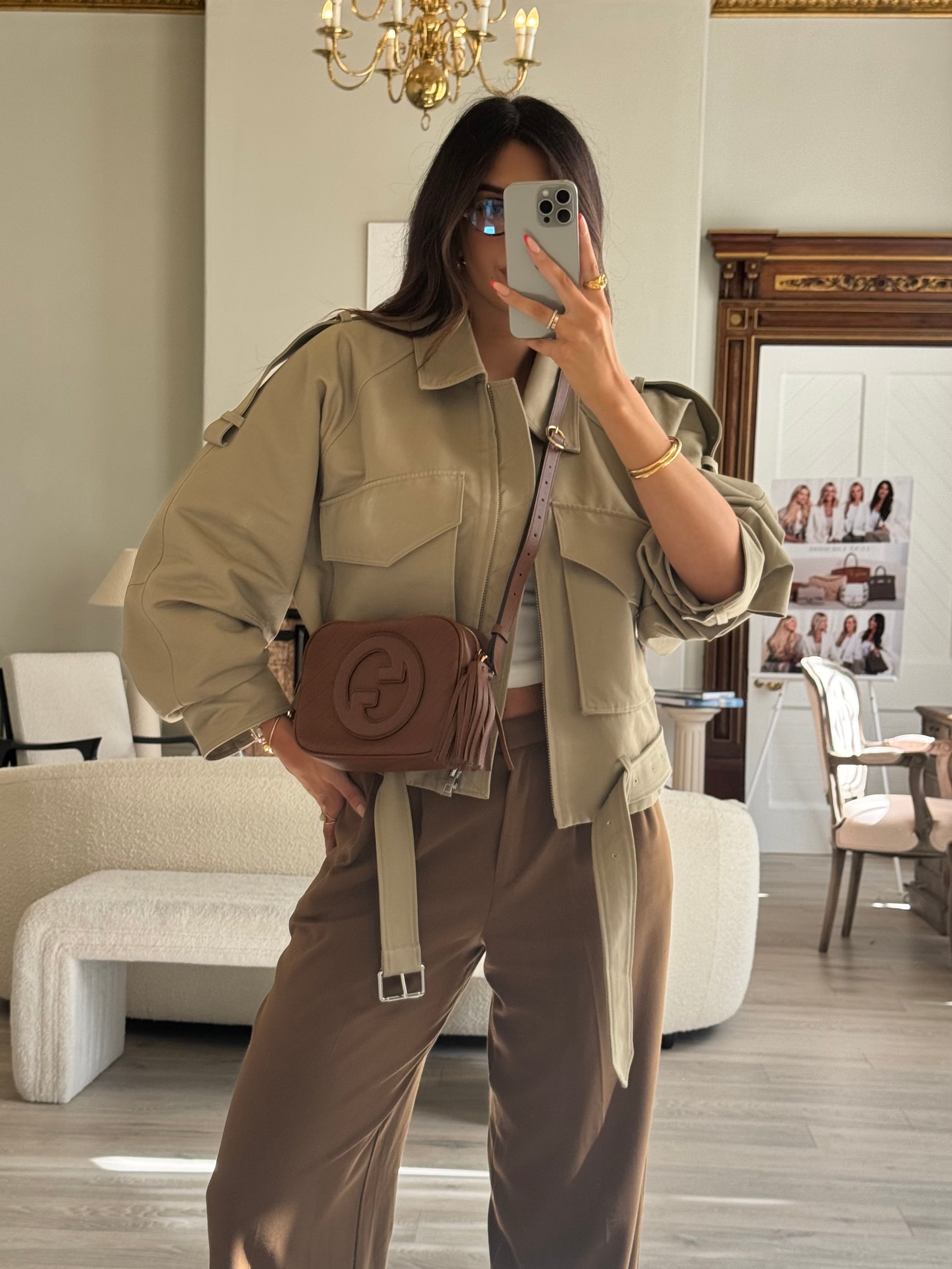 Gucci Soho Disco Crossbody Bag In Brown Leather