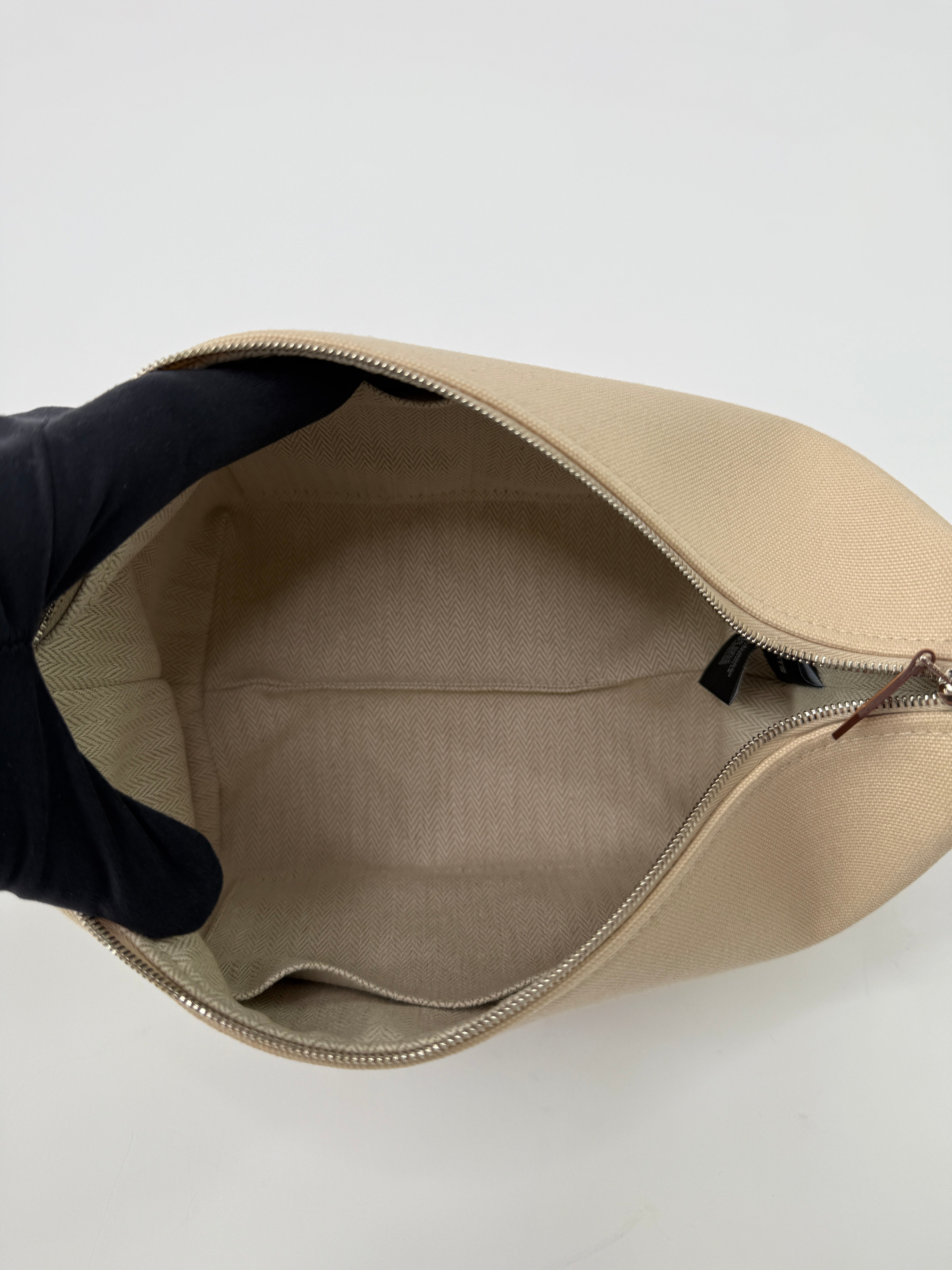 Authentic pre-loved Hermès Bride A Brac PM In Craie