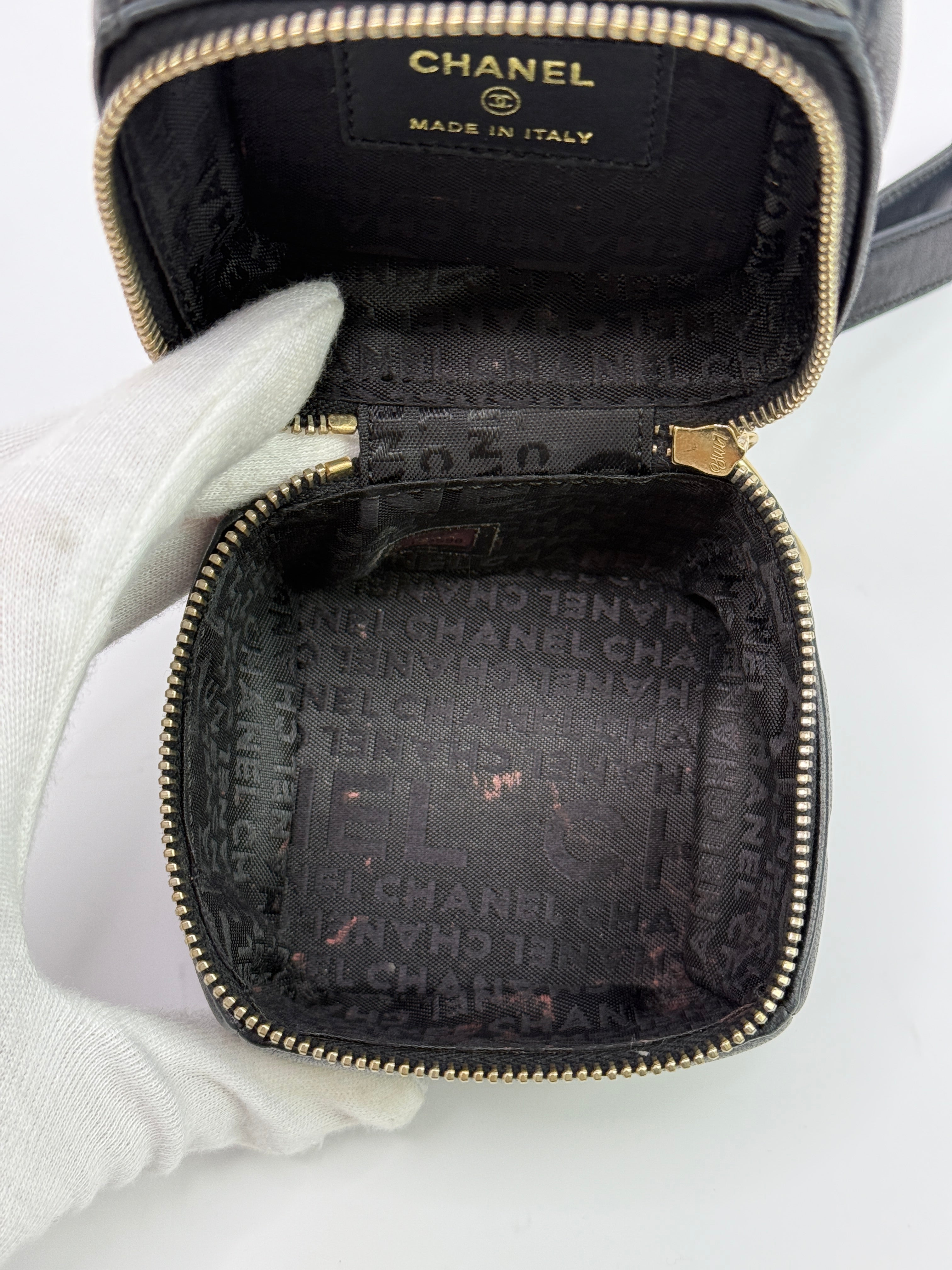 Chanel Micro Cube Wristlet Bag
Pre Loved & Authentic