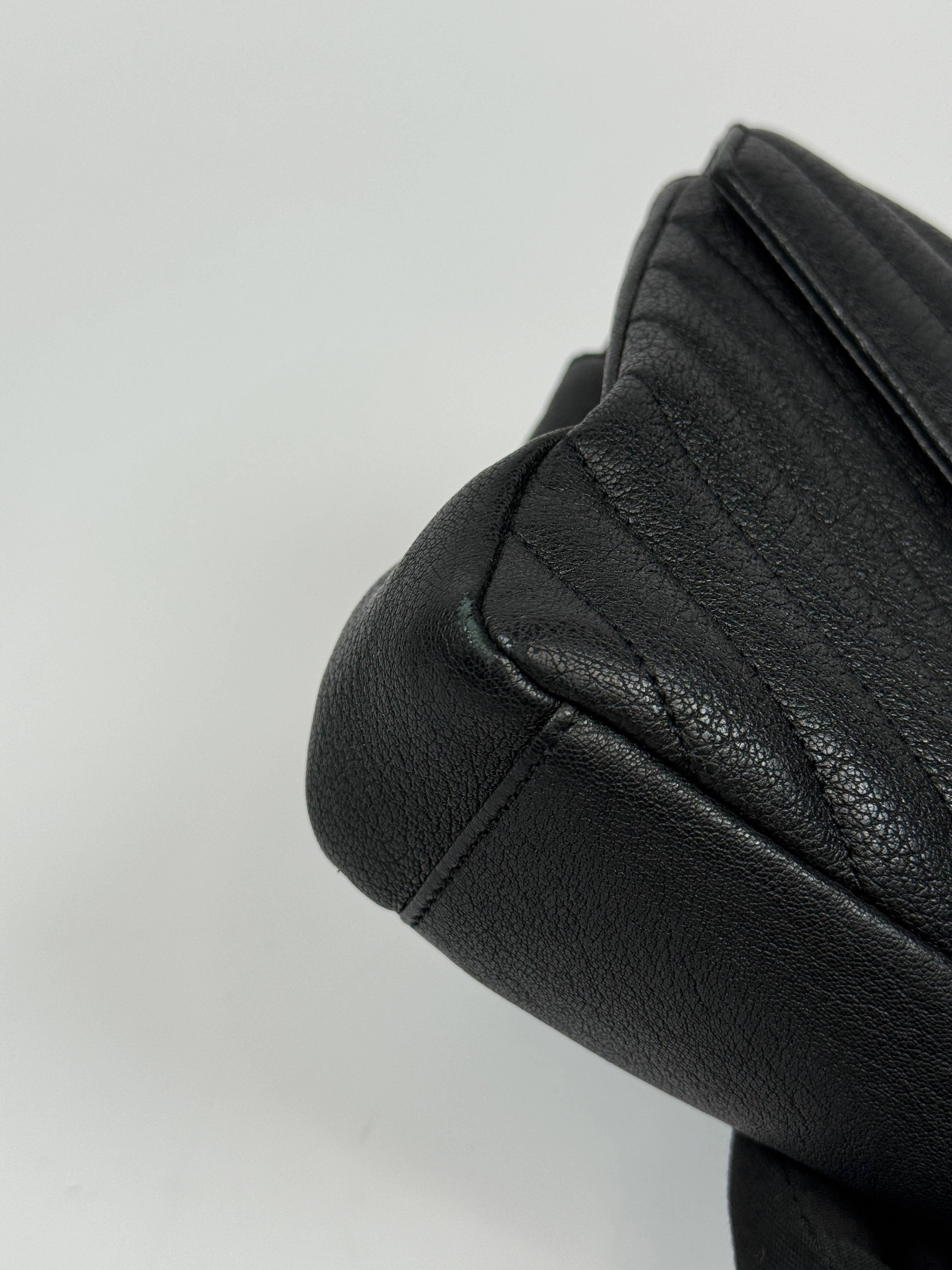 Saint Laurent Medium Black leather College Bag With Silver Hardware. Very Good Authentic and preloved condition.