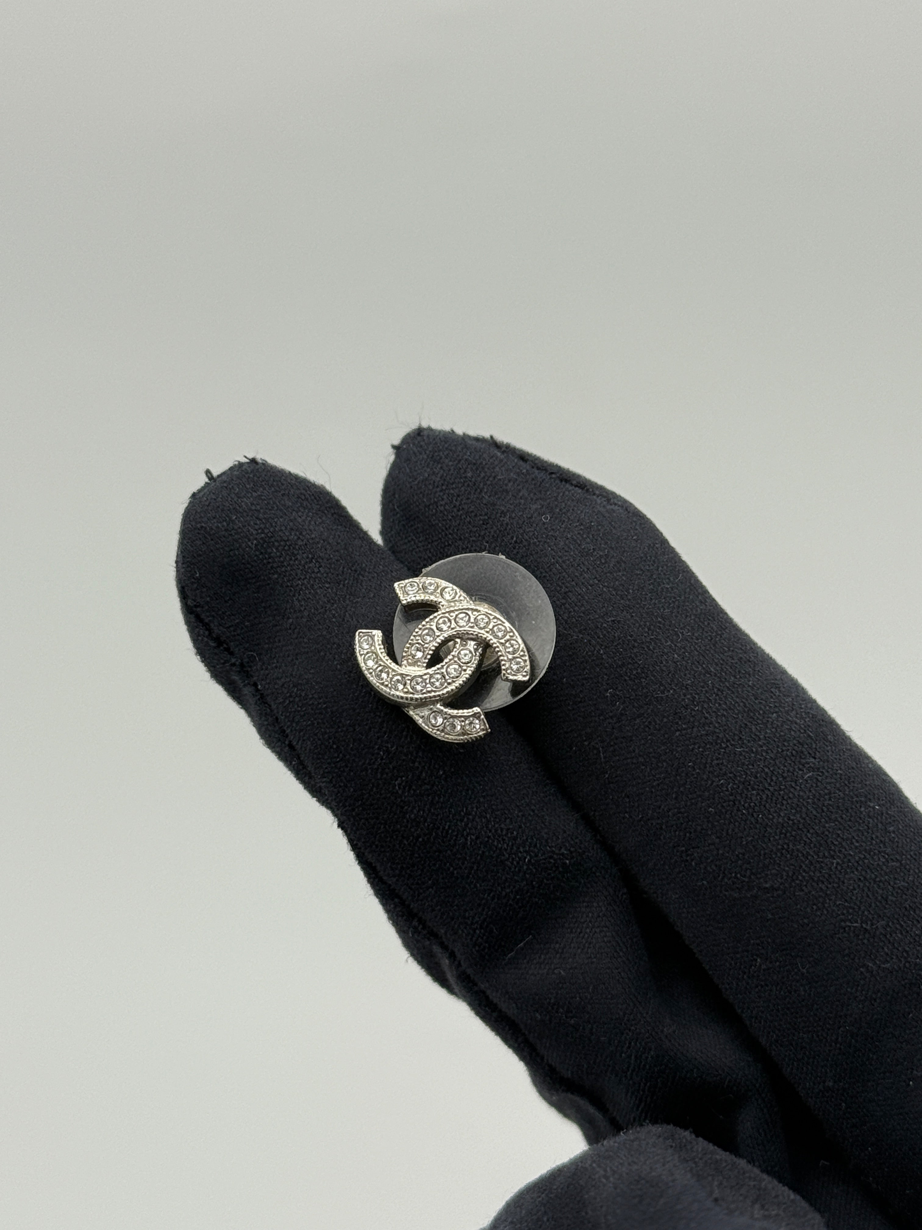 Chanel CC Stud Earrings