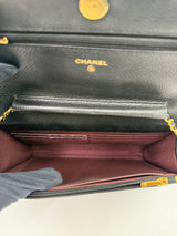Chanel Wallet On Chain Black Caviar Leather With GHW