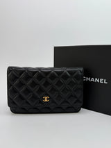 Chanel Wallet On Chain Black Lambskin Leather With GHW