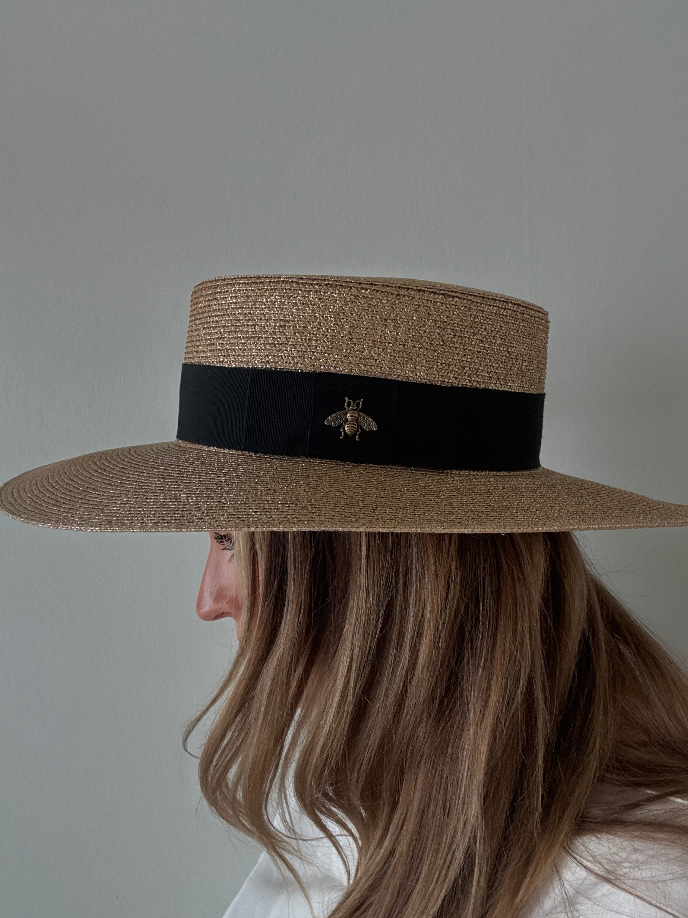 Gucci Lamé Papier Hat