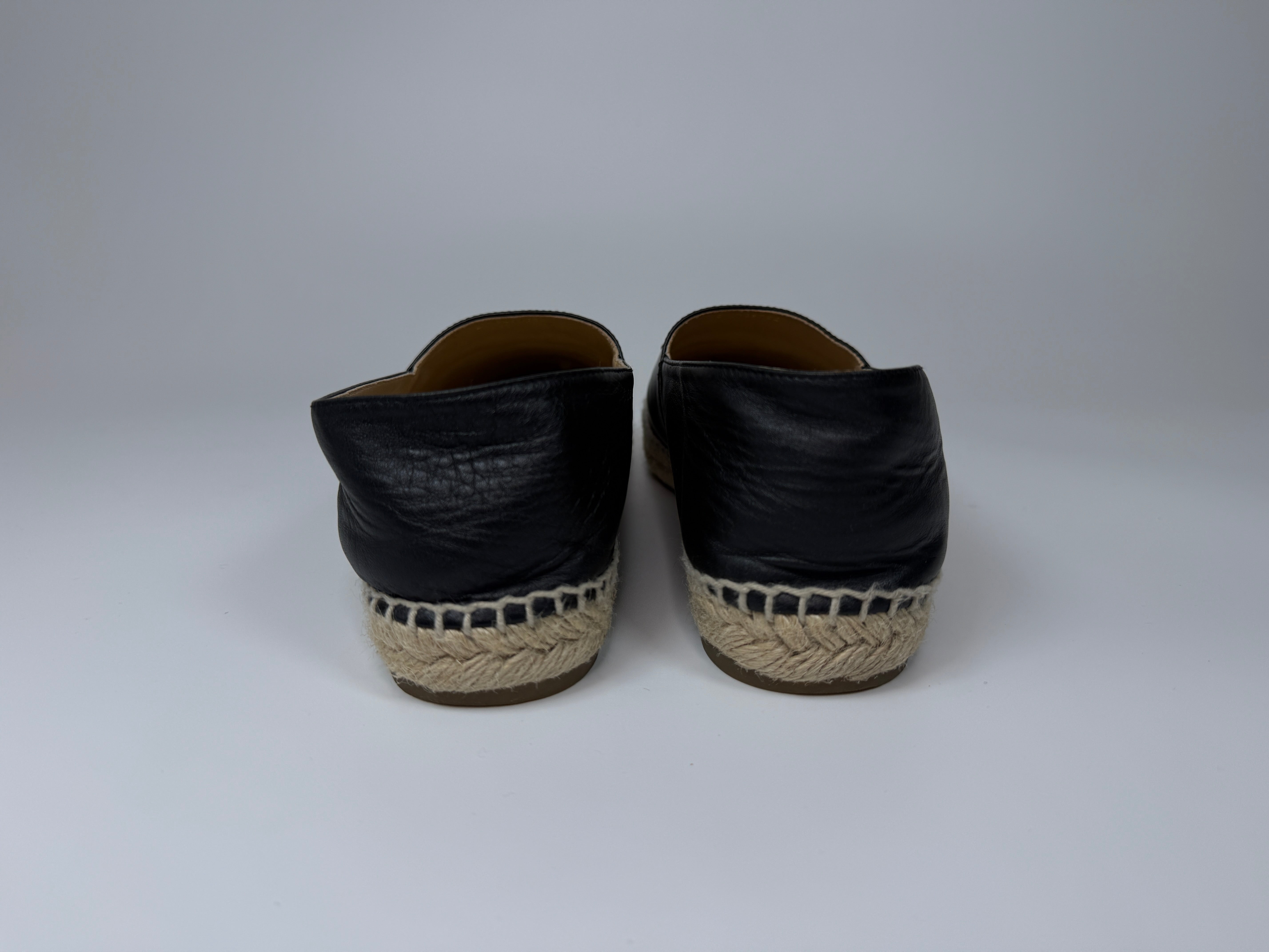 Chanel Black Espadrilles (Size 40/UK7) Authentic and preloved Excellent Condition. 100% Authenticity Guarantee