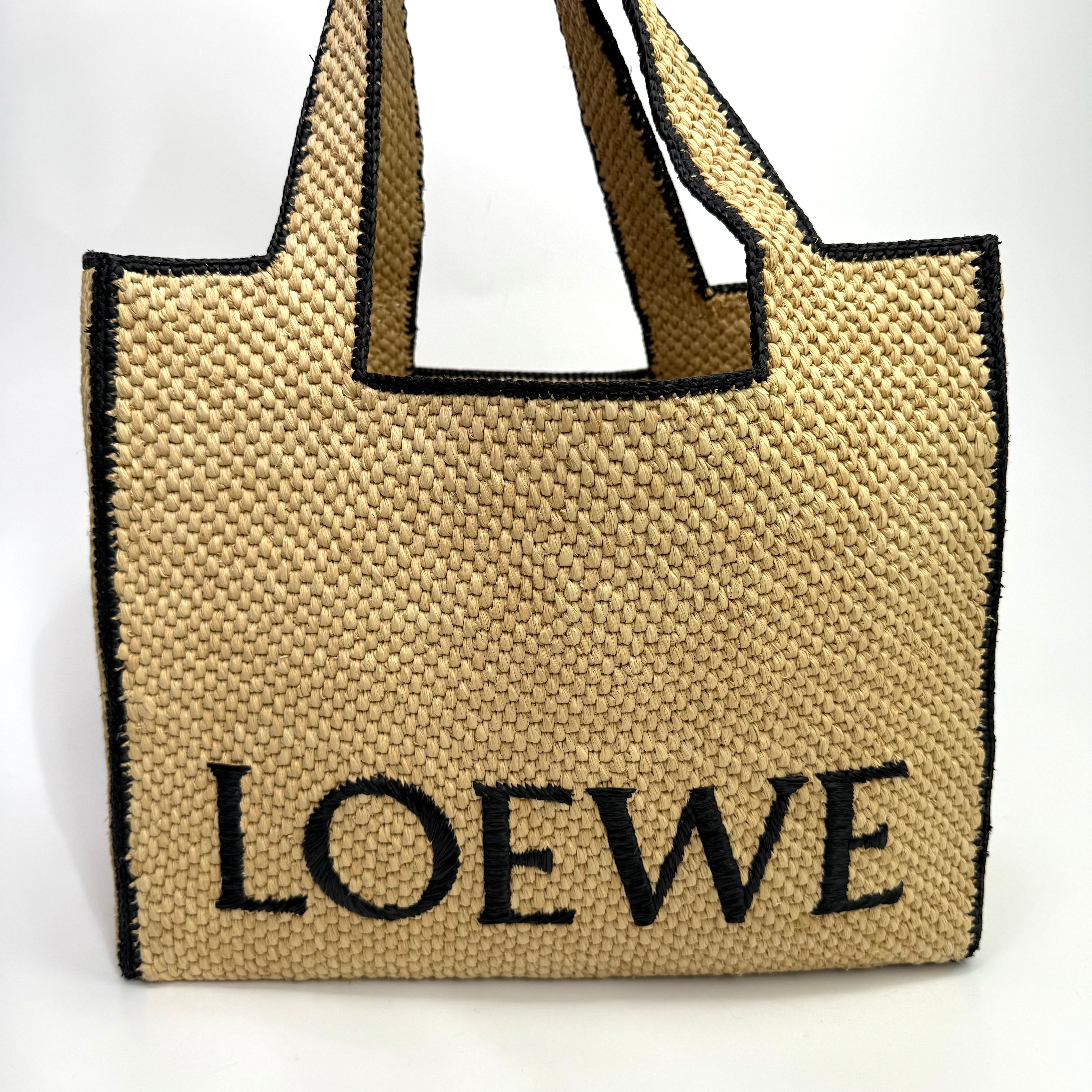 Loewe Paula's Ibiza Large Raffia Shopper