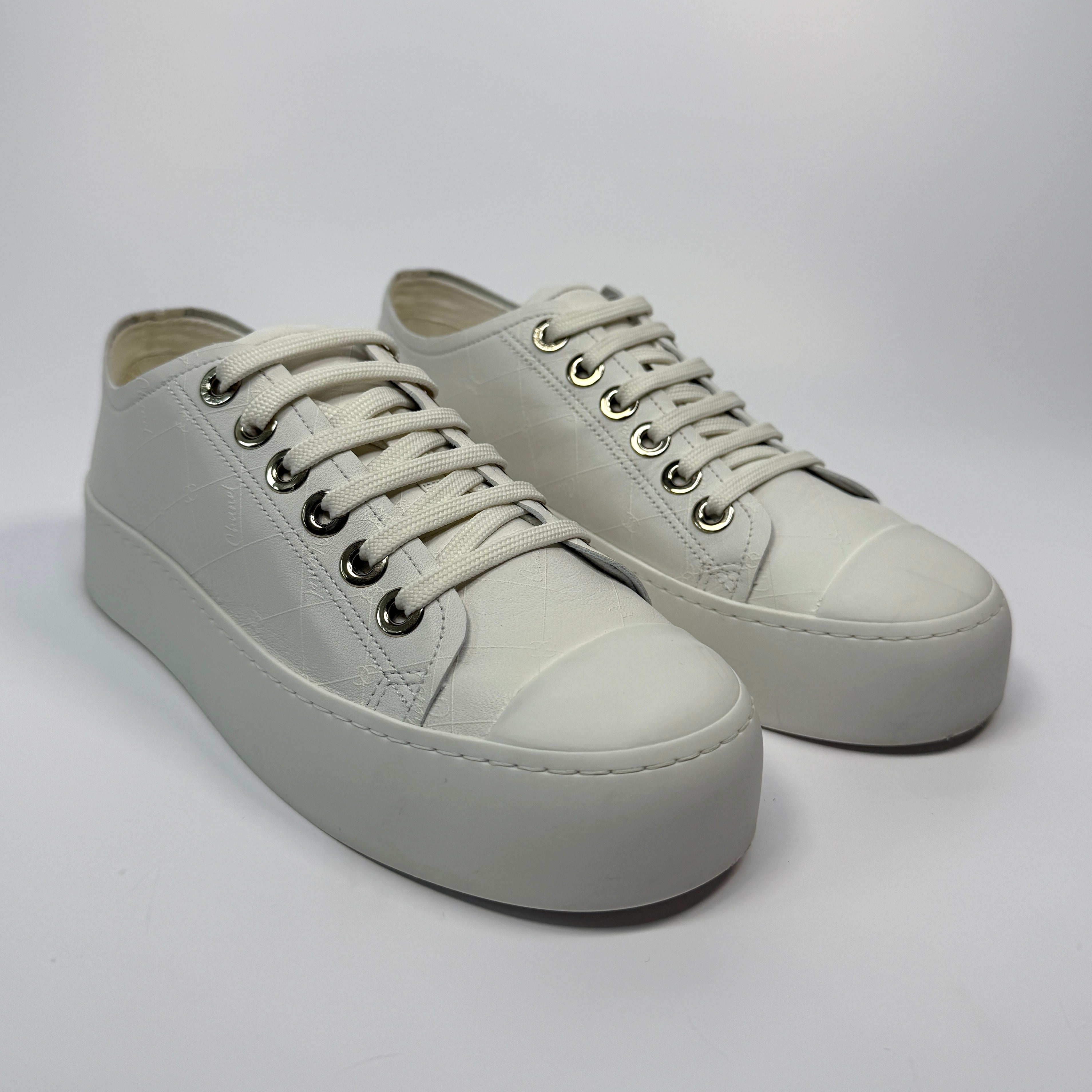 Chanel CC Logo Sneakers (Size 36/UK3)