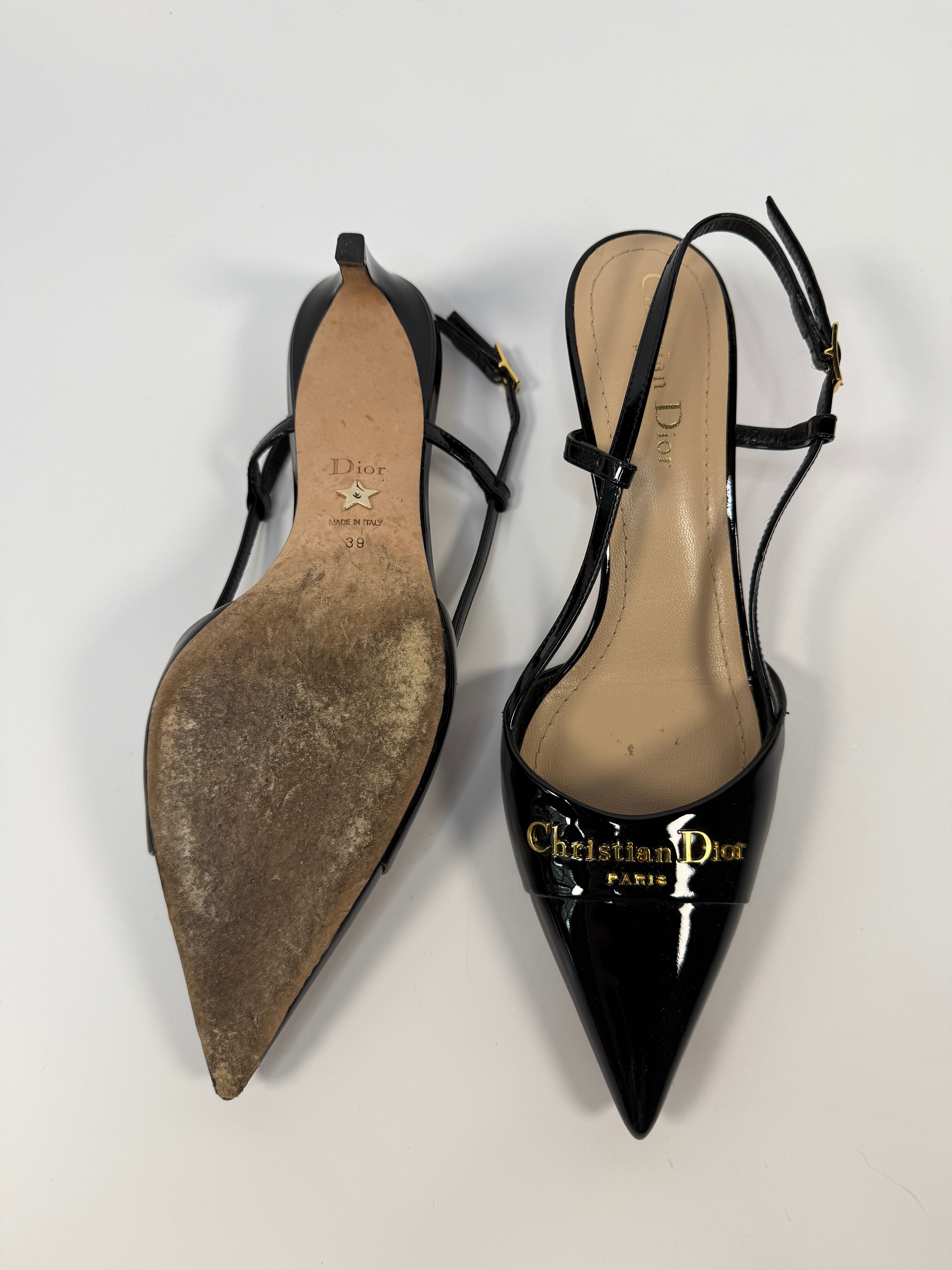 Christian Dior My Dior Slingback Pumps (Size 39/UK6)