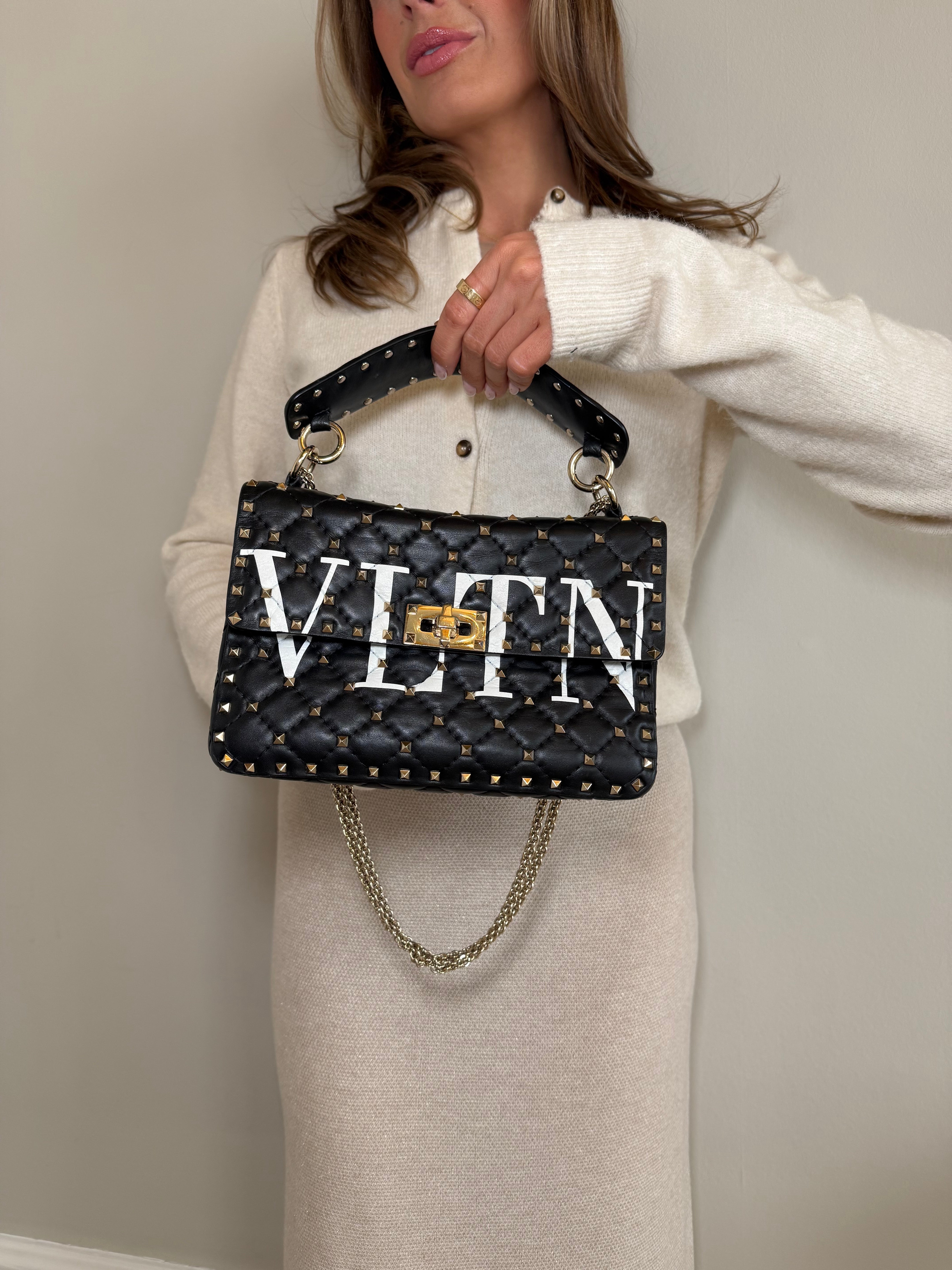 Valentino Garavani Medium Rockstud Spike shoulder bag