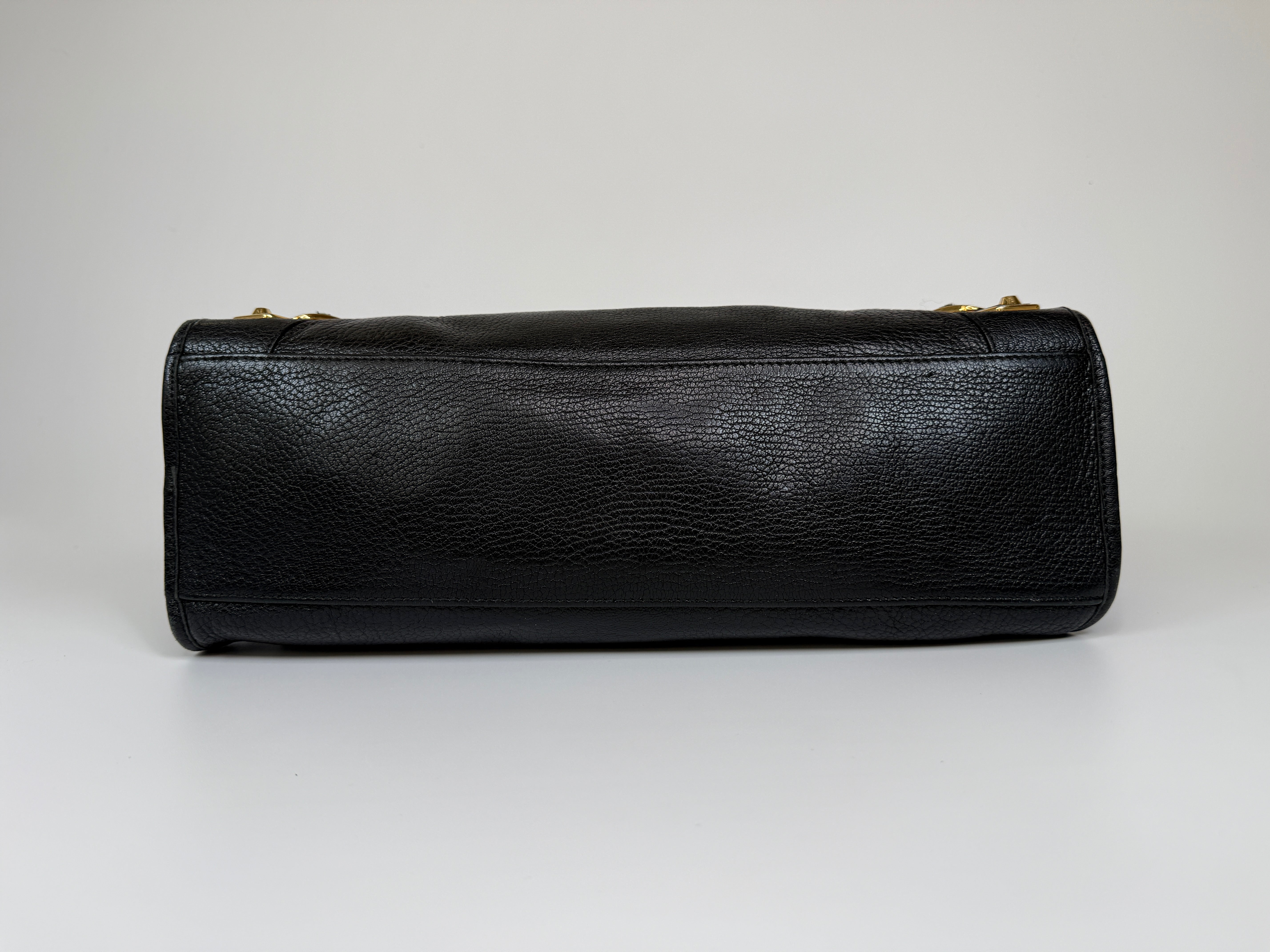 Balenciaga Black Leather City Bag