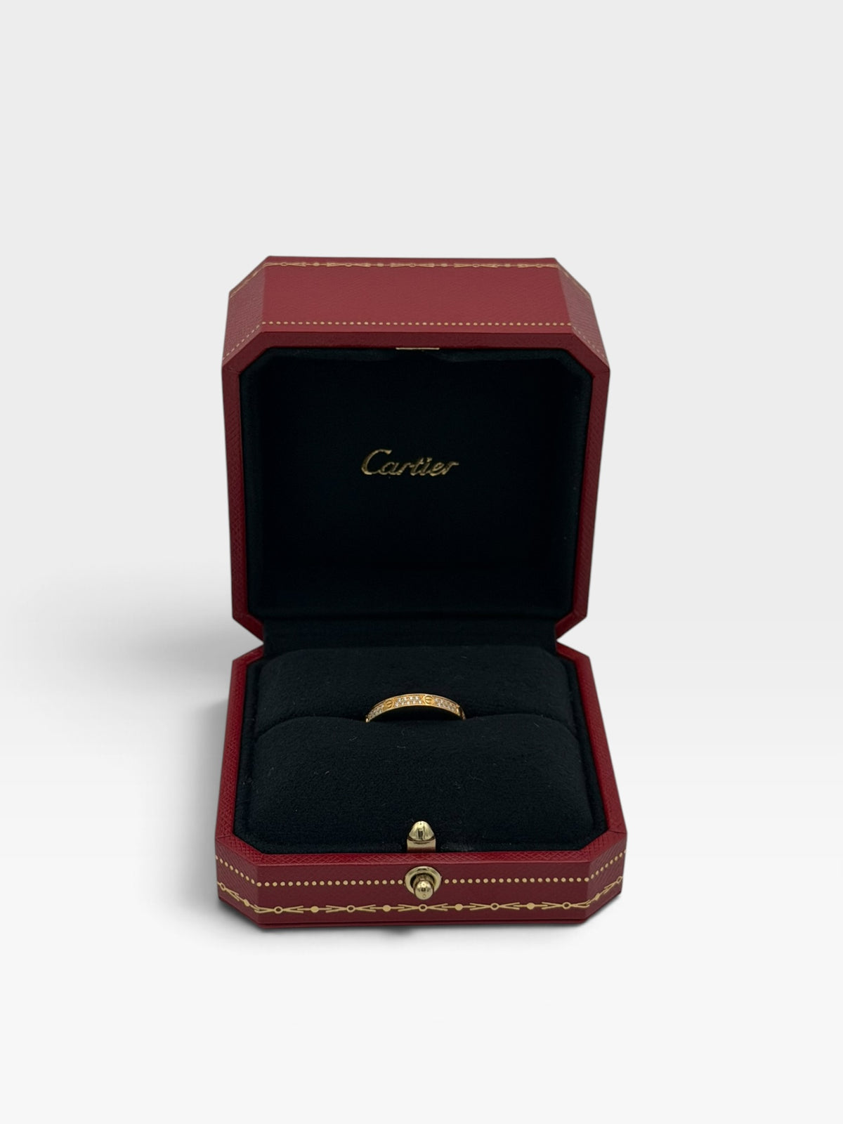 Cartier Love Ring In Yellow Gold With Diamonds (Size 56) 100% authentic and preloved in excellent condition
