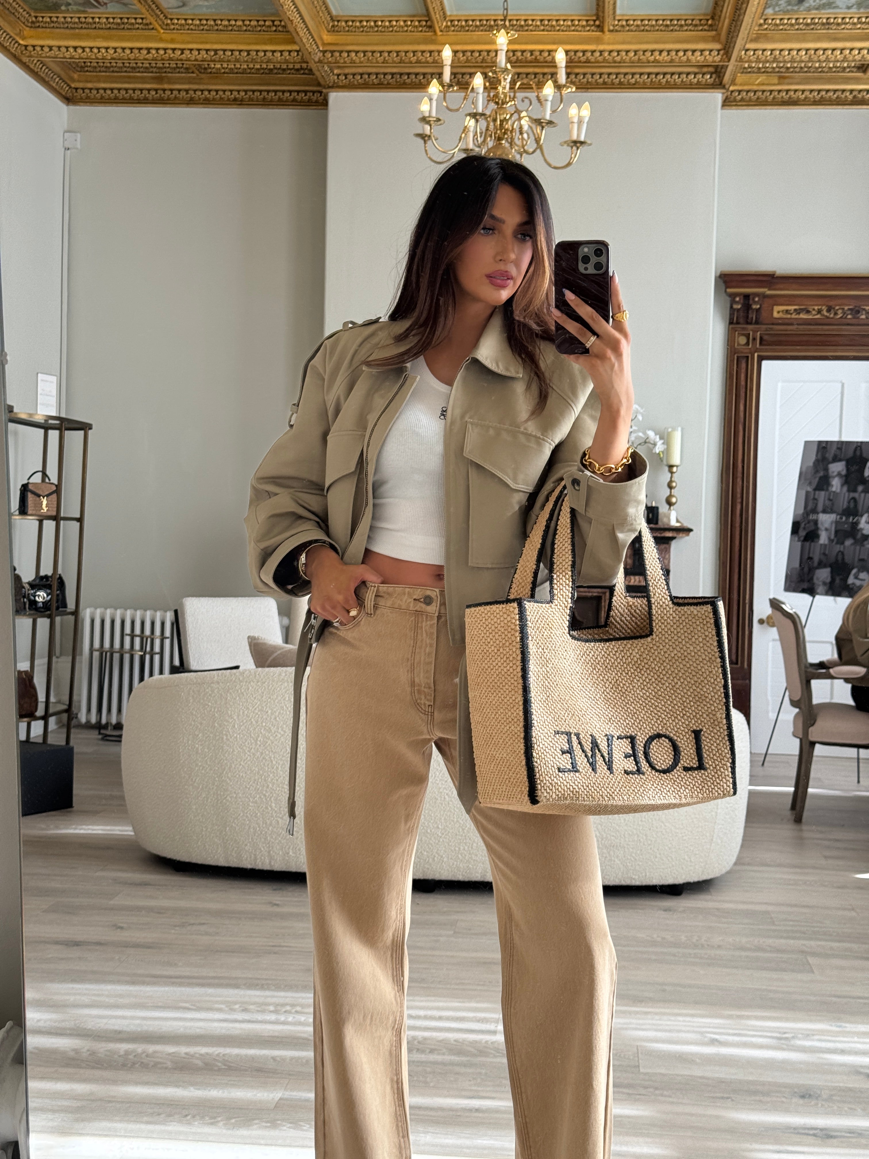 Loewe Paula's Ibiza Large Raffia Shopper