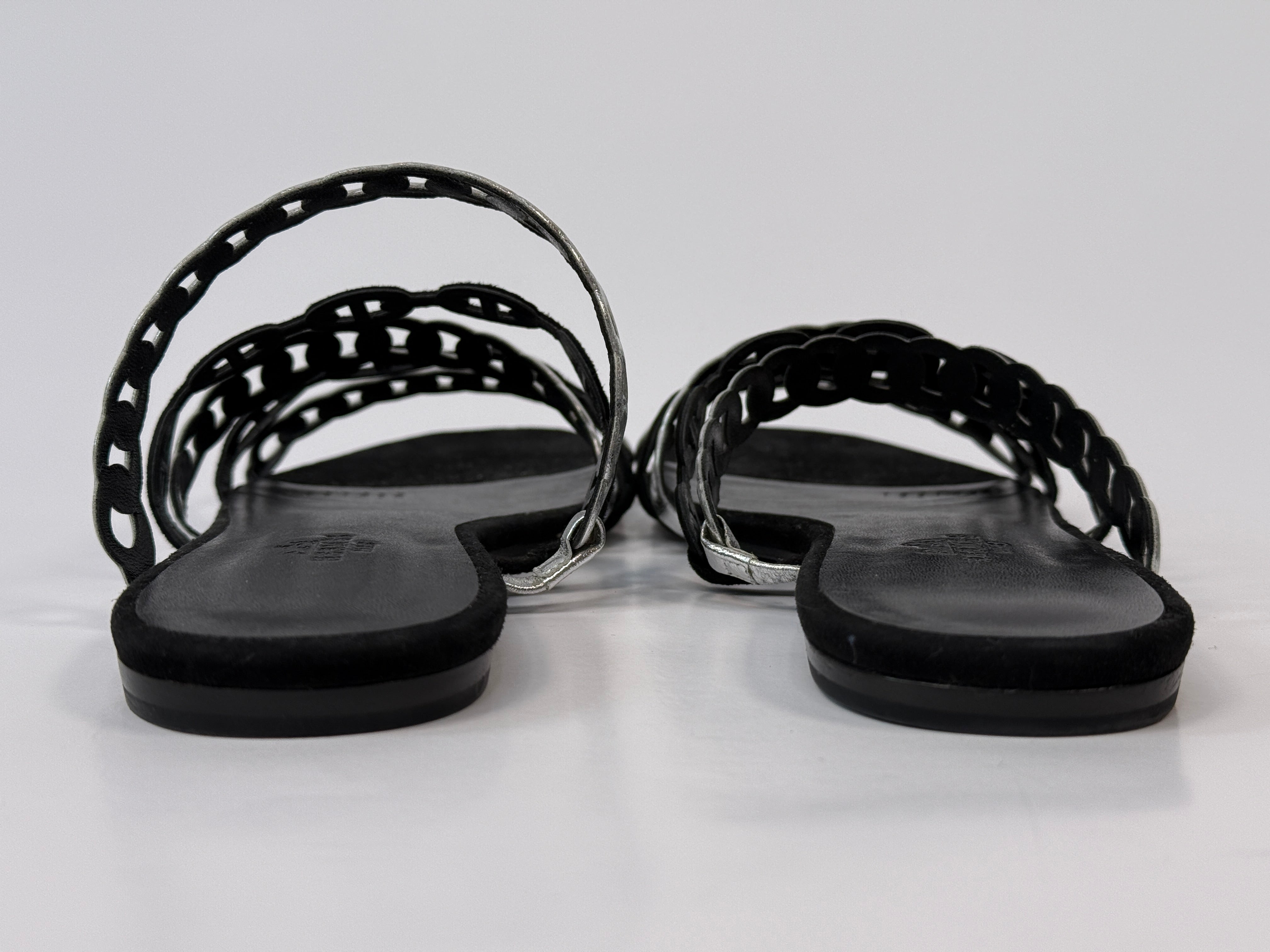 Hermès Chaine Pavot d'Ancre Sandals (size 38.5/UK5.5)