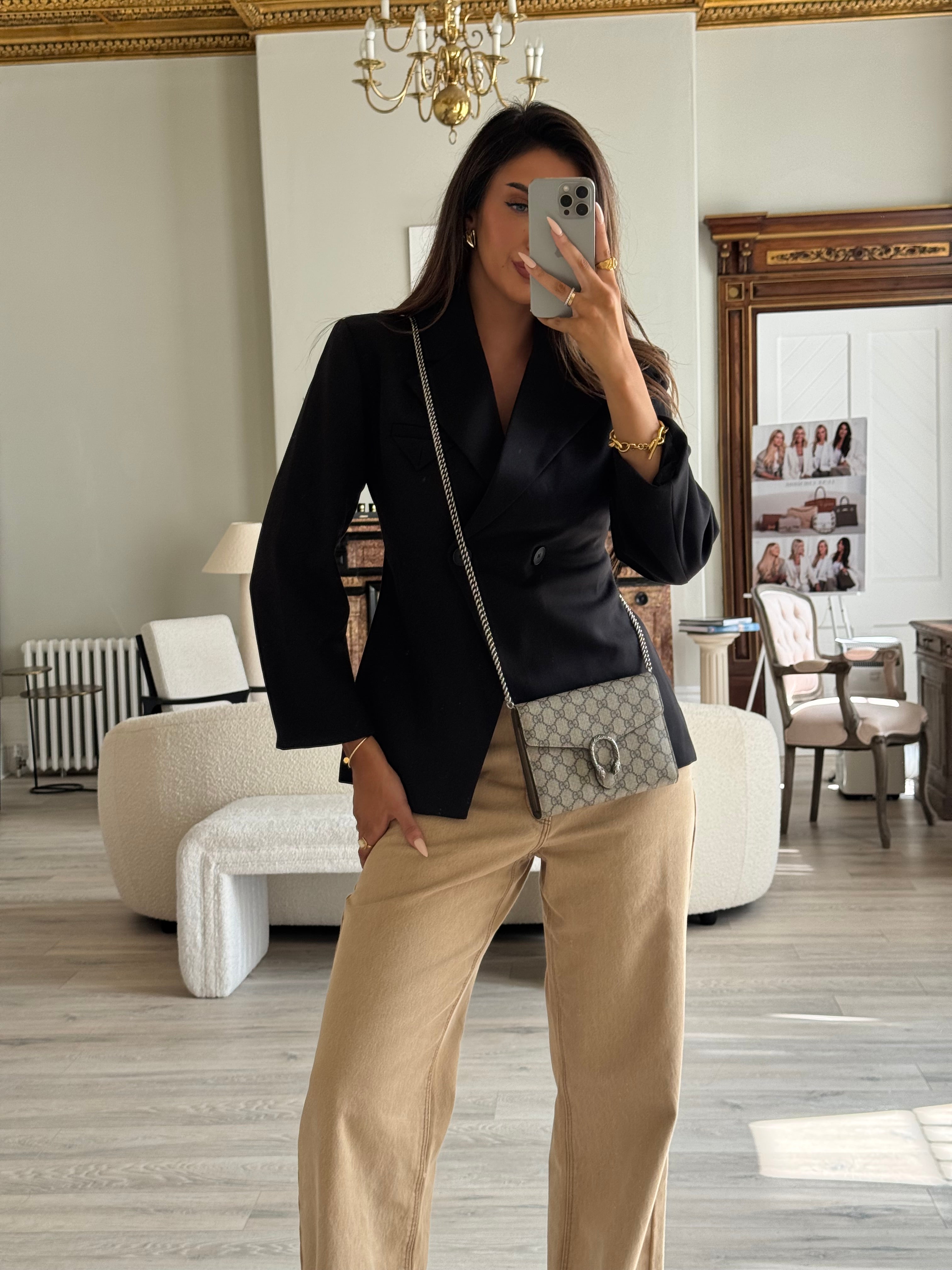 Gucci Dionysus GG Supreme Chain Wallet