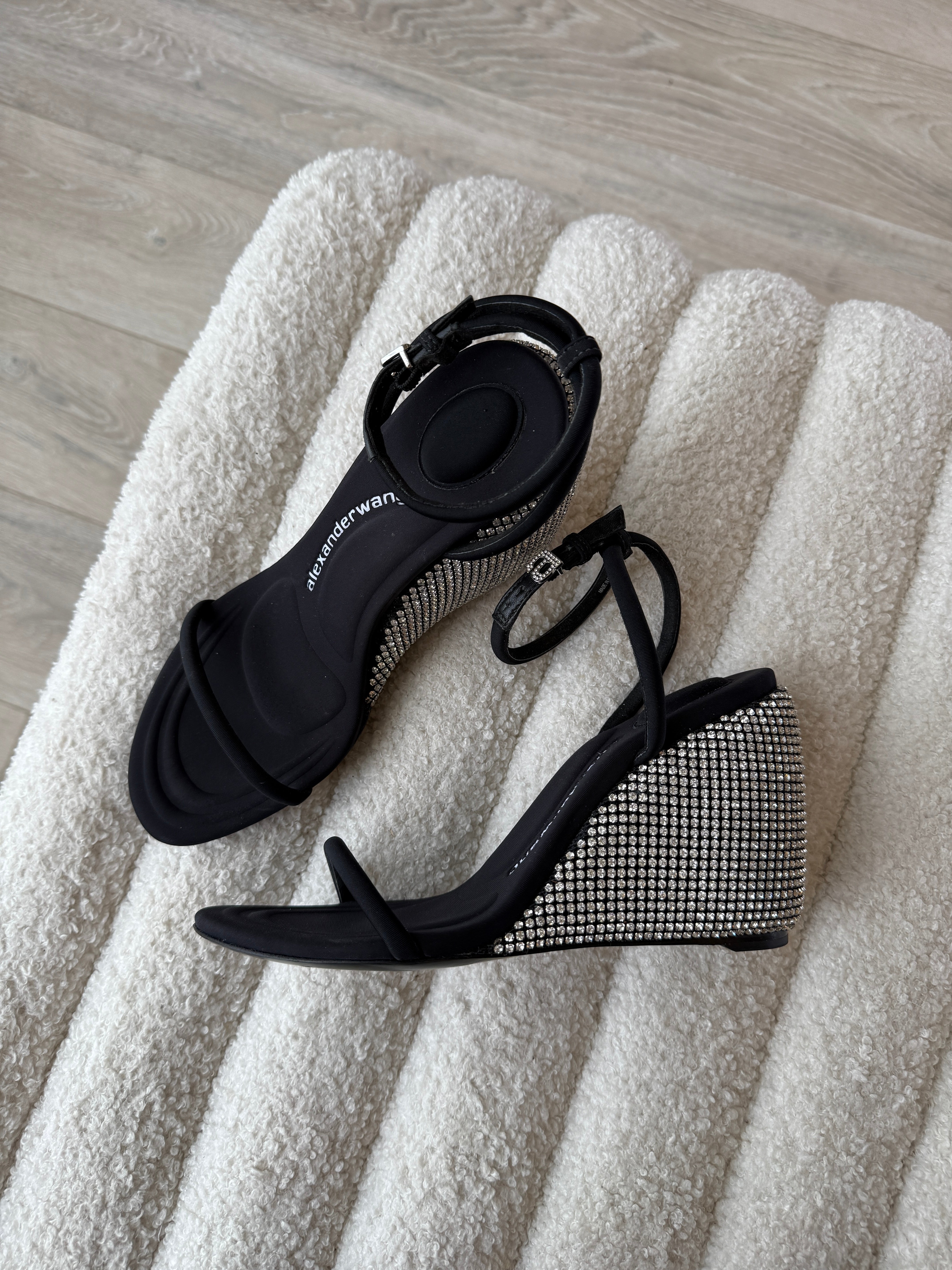 Alexander Wang Dahlia Crystal Wedges (Size 38/UK5)