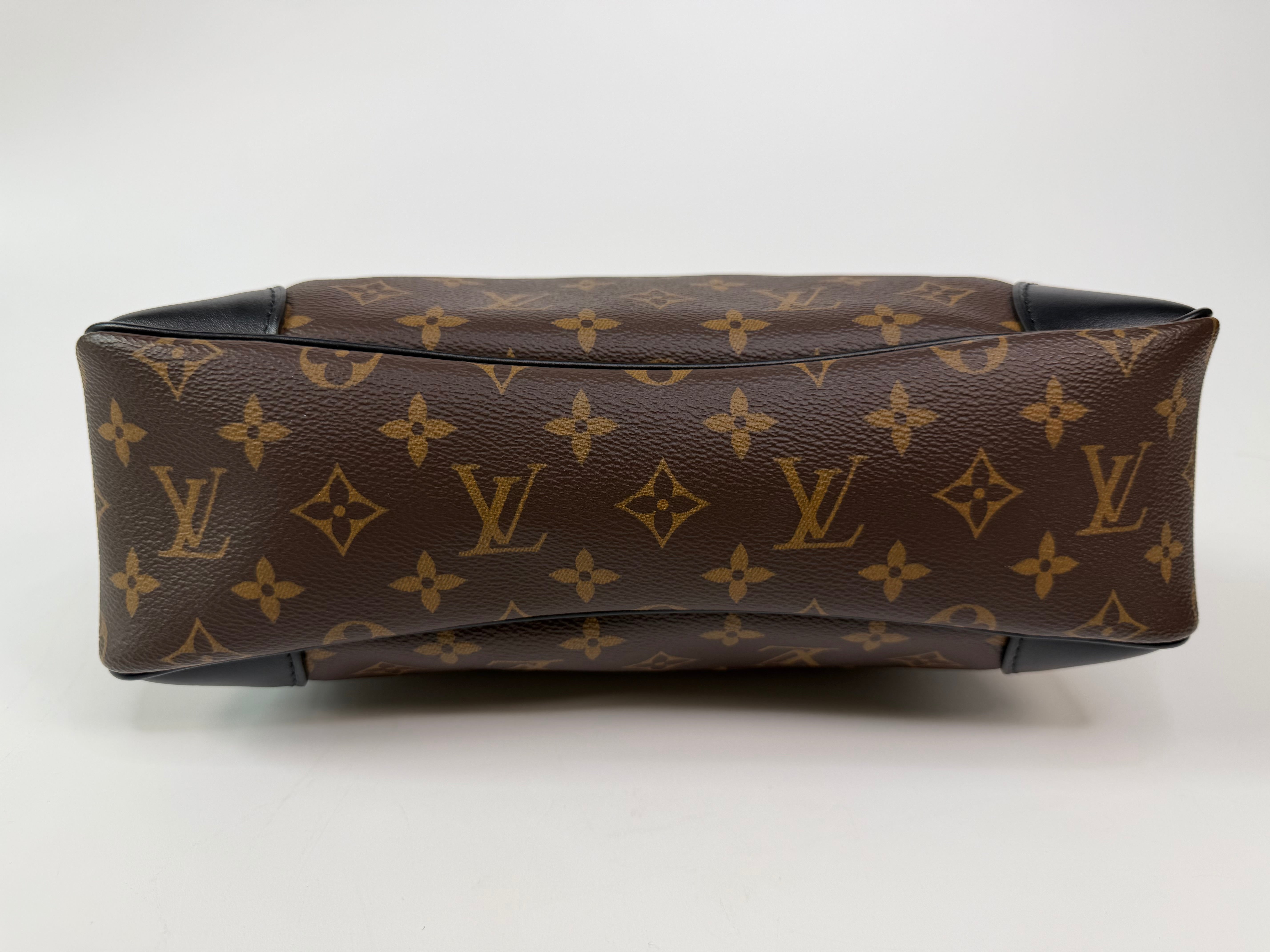 Louis Vuitton Odéon MM Bag In Monogram Canvas With Gold Hardware. 100% authentic and preloved in excellent condition
