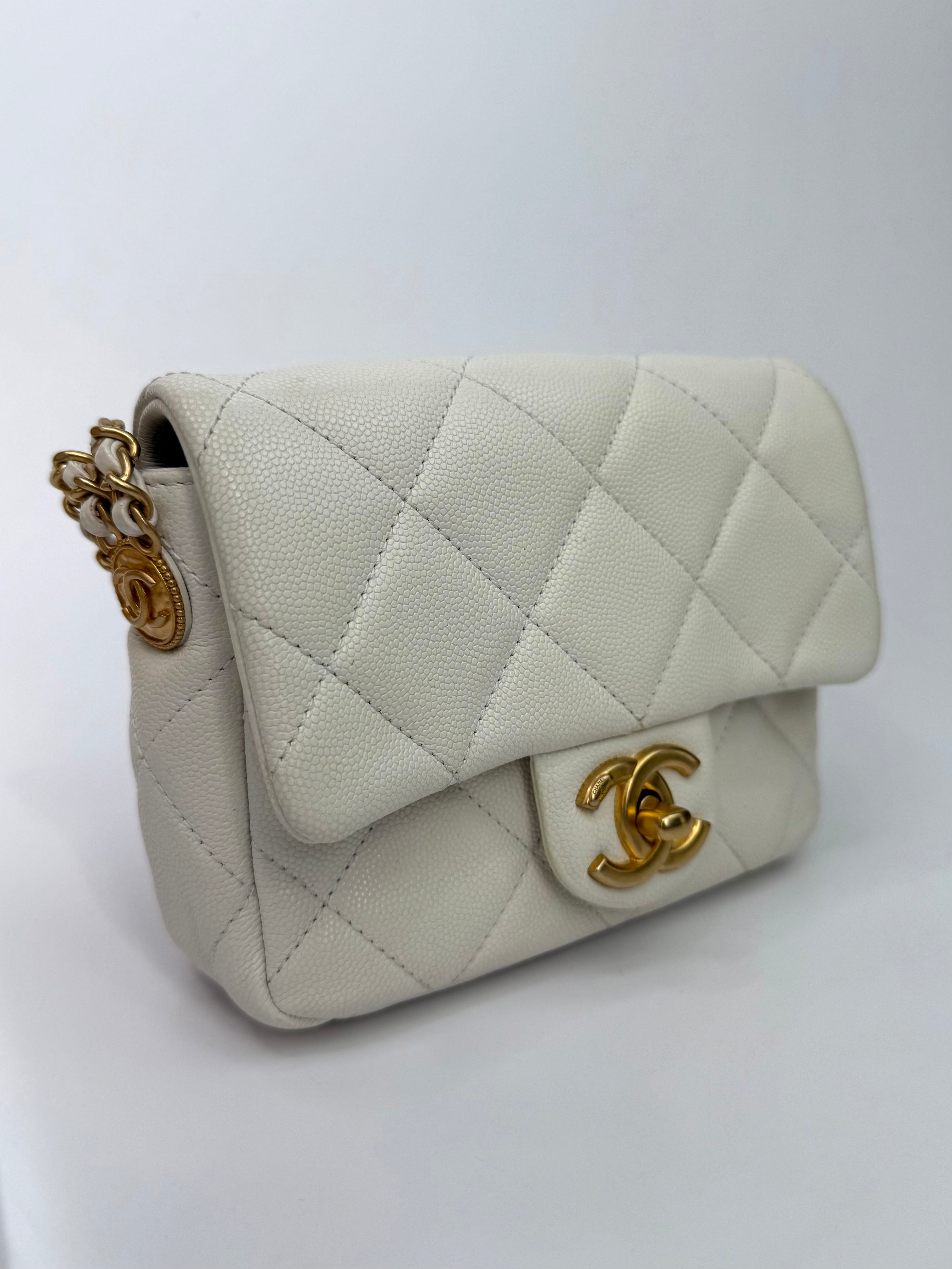 Chanel Seasonal Mini Flap Bag Medallion GHW