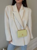 Chanel Wallet On Chain In Green Lambskin With GHW