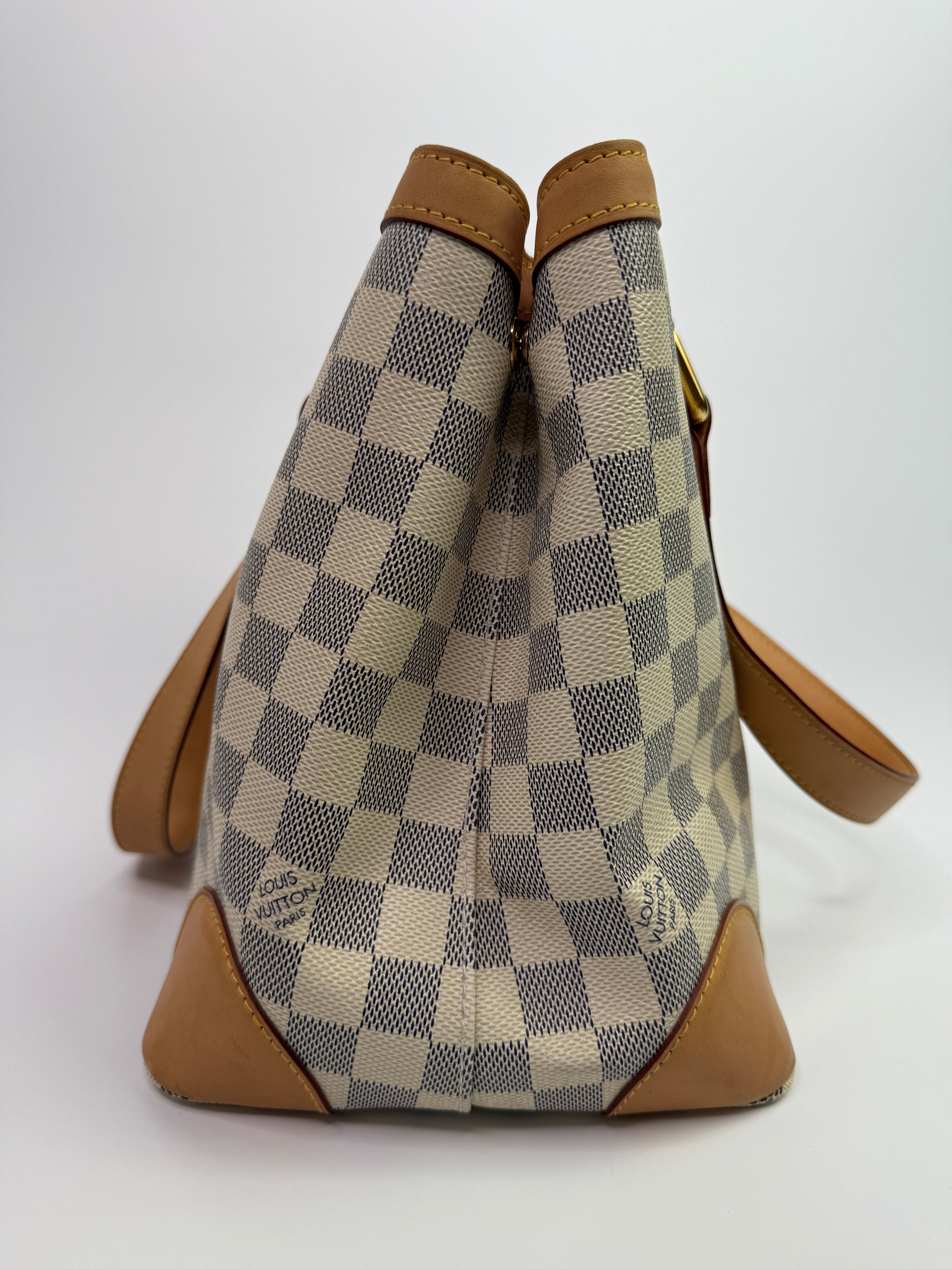 Louis Vuitton Damier Azur Hampstead MM Tote Bag